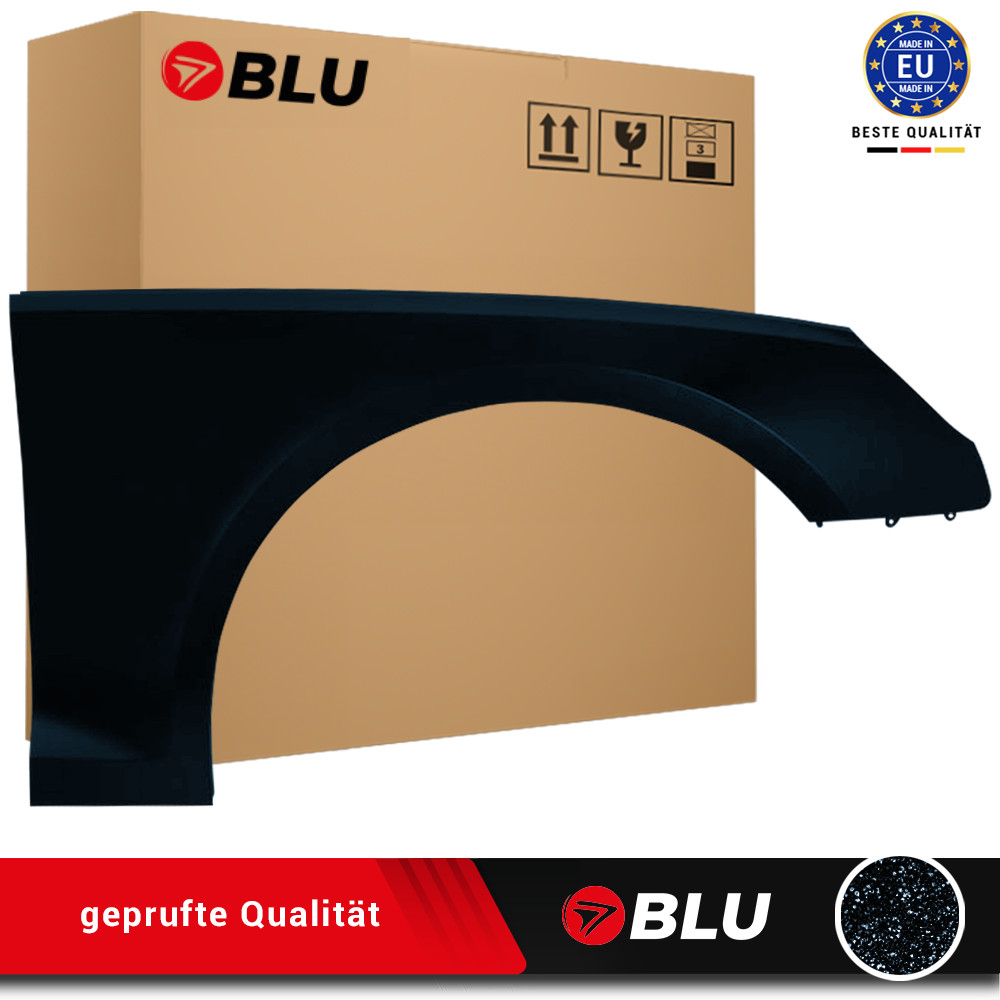 Fender For AUDI A4 B9 S4 LY9T Right Black 2015-2019 Front Painted New