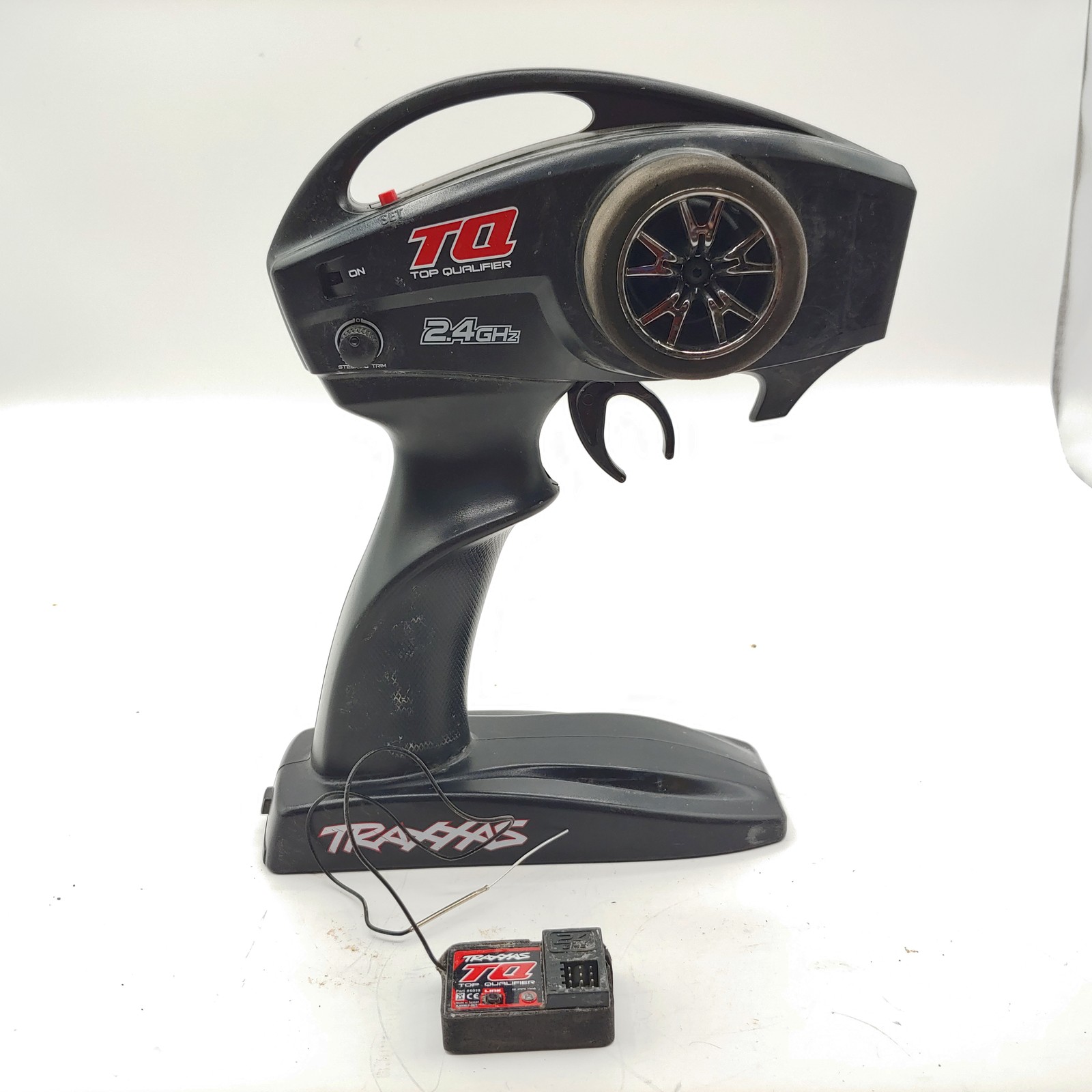 DIRTY Traxxas TQ 2.4GHz Transmitter and 6519 Receiver Radio System Combo Rustler
