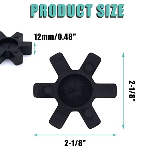 Flexible NBR Rubber Spider Insert Solid Spider Center Inserts Fits for L095 4