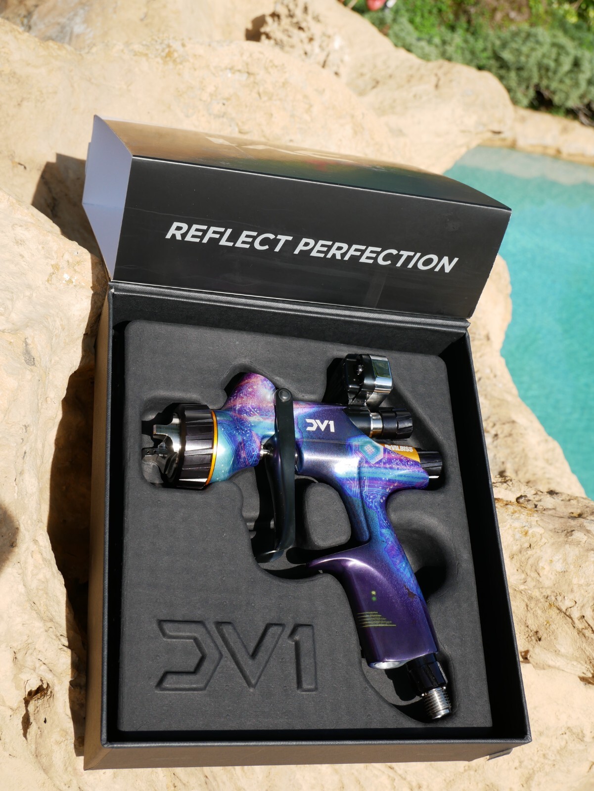 Devilbiss 905923 DV1 Clearcoat New School C1+ & C2+ DIGI Gravity Gun Kit ✅