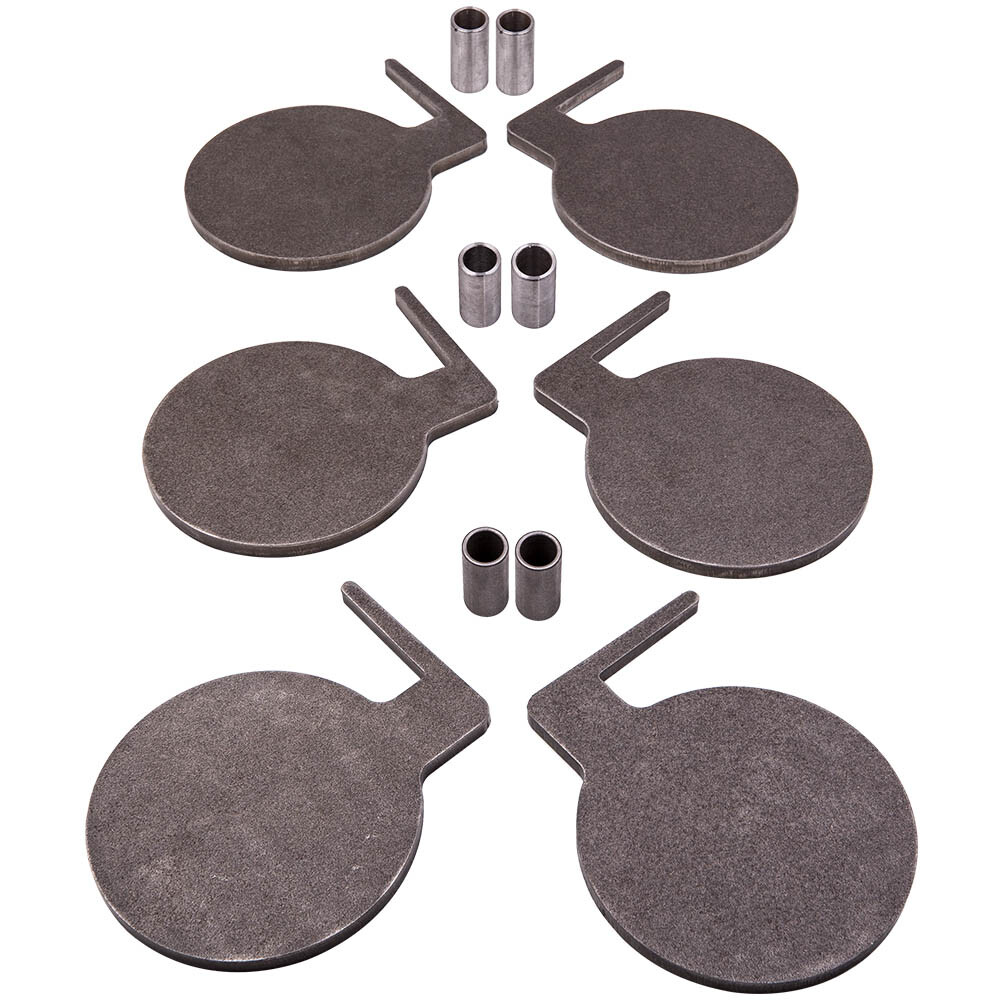 6"x 3/8" AR500 Steel Shooting Range Targets Target Tree Metal Paddles W/ Tubes