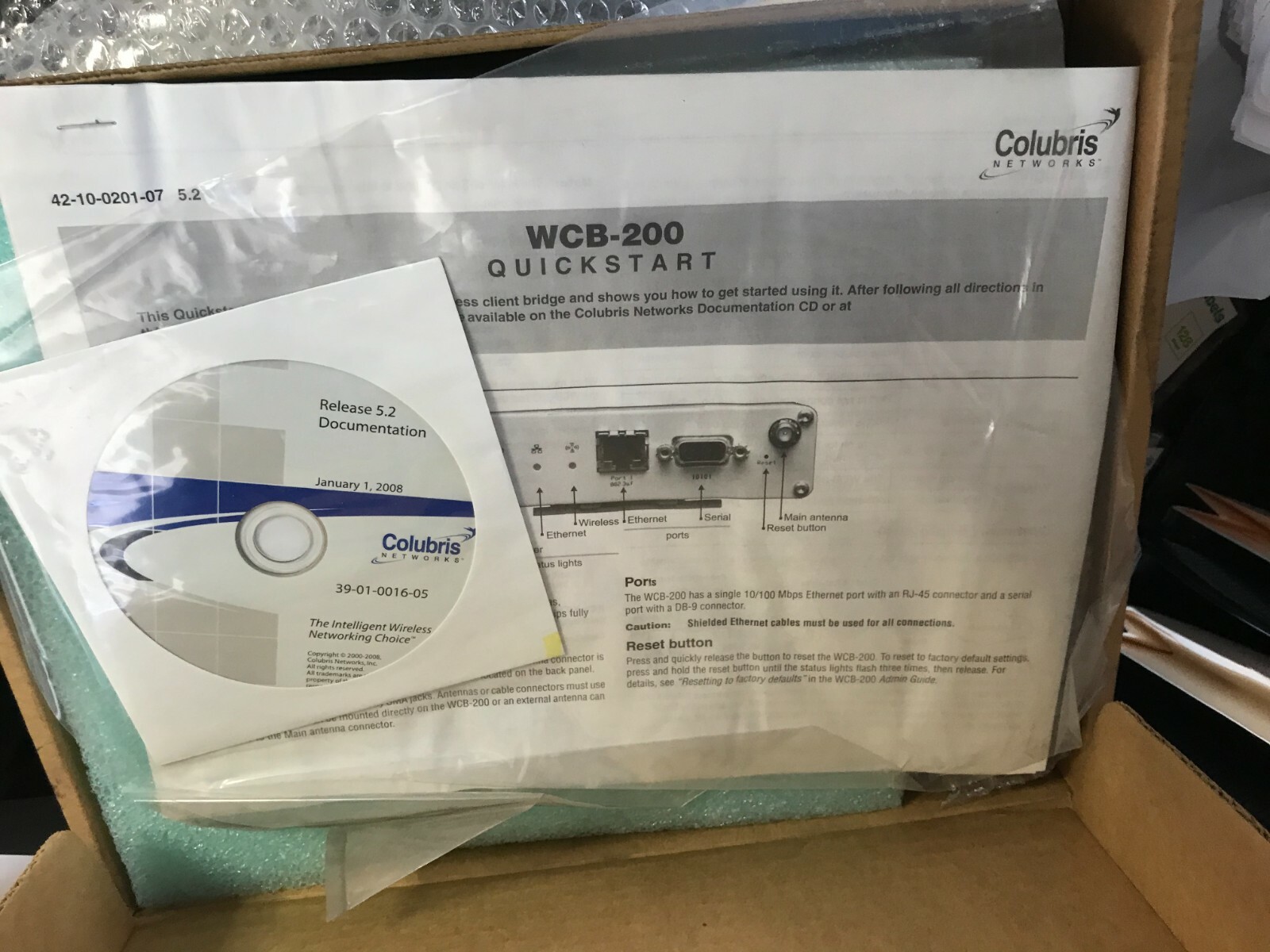 COLUBRIS NETWORKS WCB-200 COMPUTER NETWORKING. MODULE