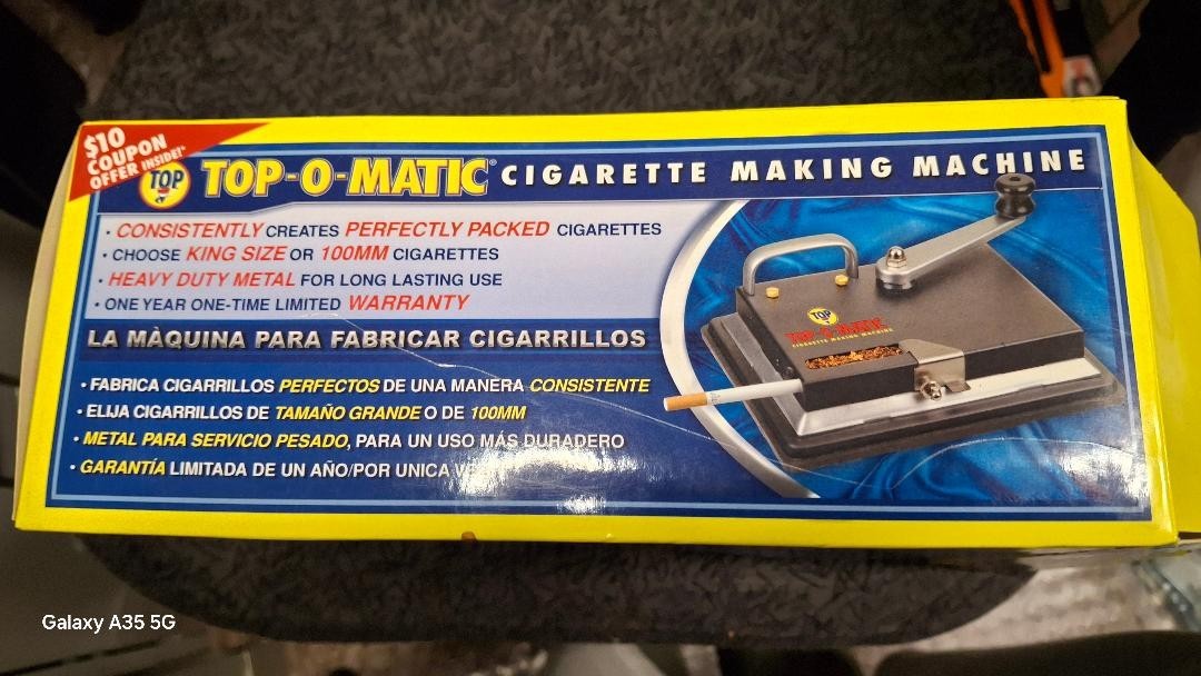 Top-O-Matic Cigarette Rolling Machine