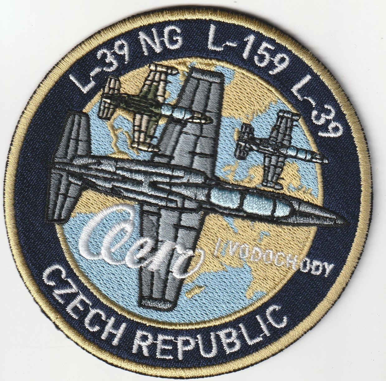 CzAF Czech air force Aero Vodochody Aero L-39 Skyfox Trainer 10 cm patch
