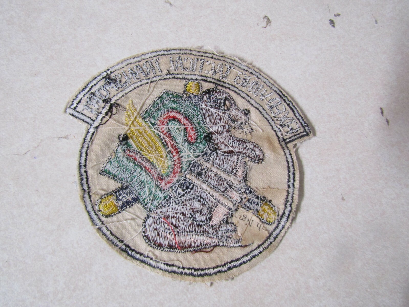 MILITARY PATCH OLD VIETNAM ERA FIXED WING TACTICAL TRANSPORT