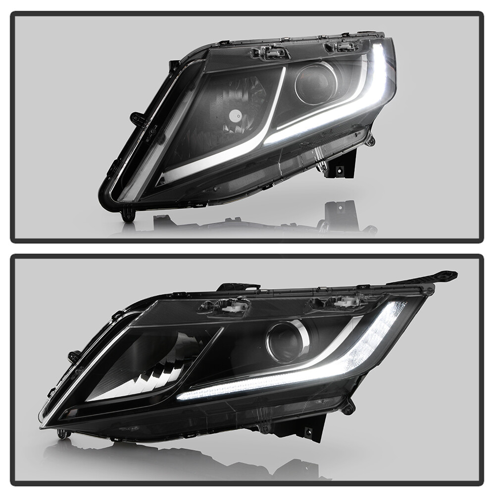 For 2018-2020 Honda Odyssey Halogen w/ LED DRL Headlights Headlamps Left+Right