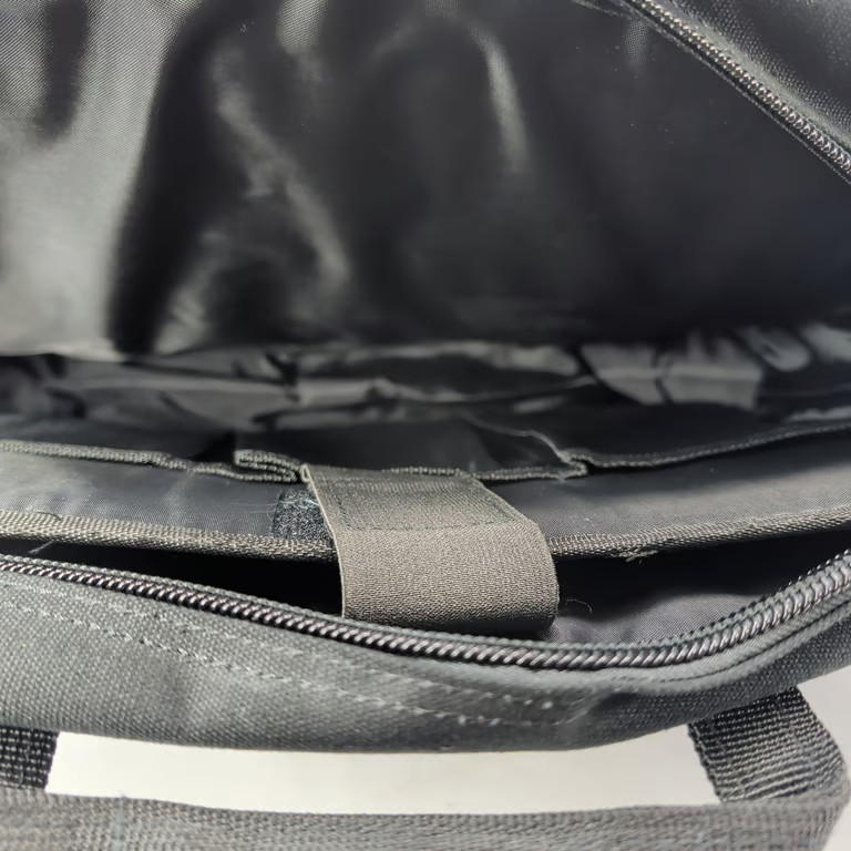 Google Laptop Bag Messenger Briefcase Black Embroidered Logo Promo New Polyester
