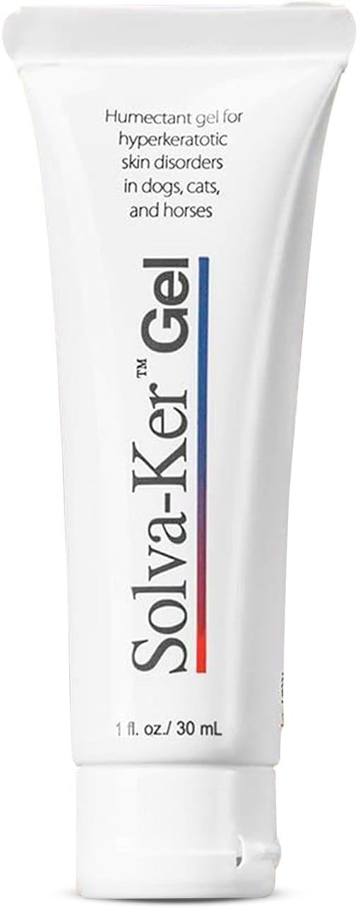 Dry Nose and Paw Soother, Solva-Ker Gel Moisturizer for Pet's Cracked Nose an...