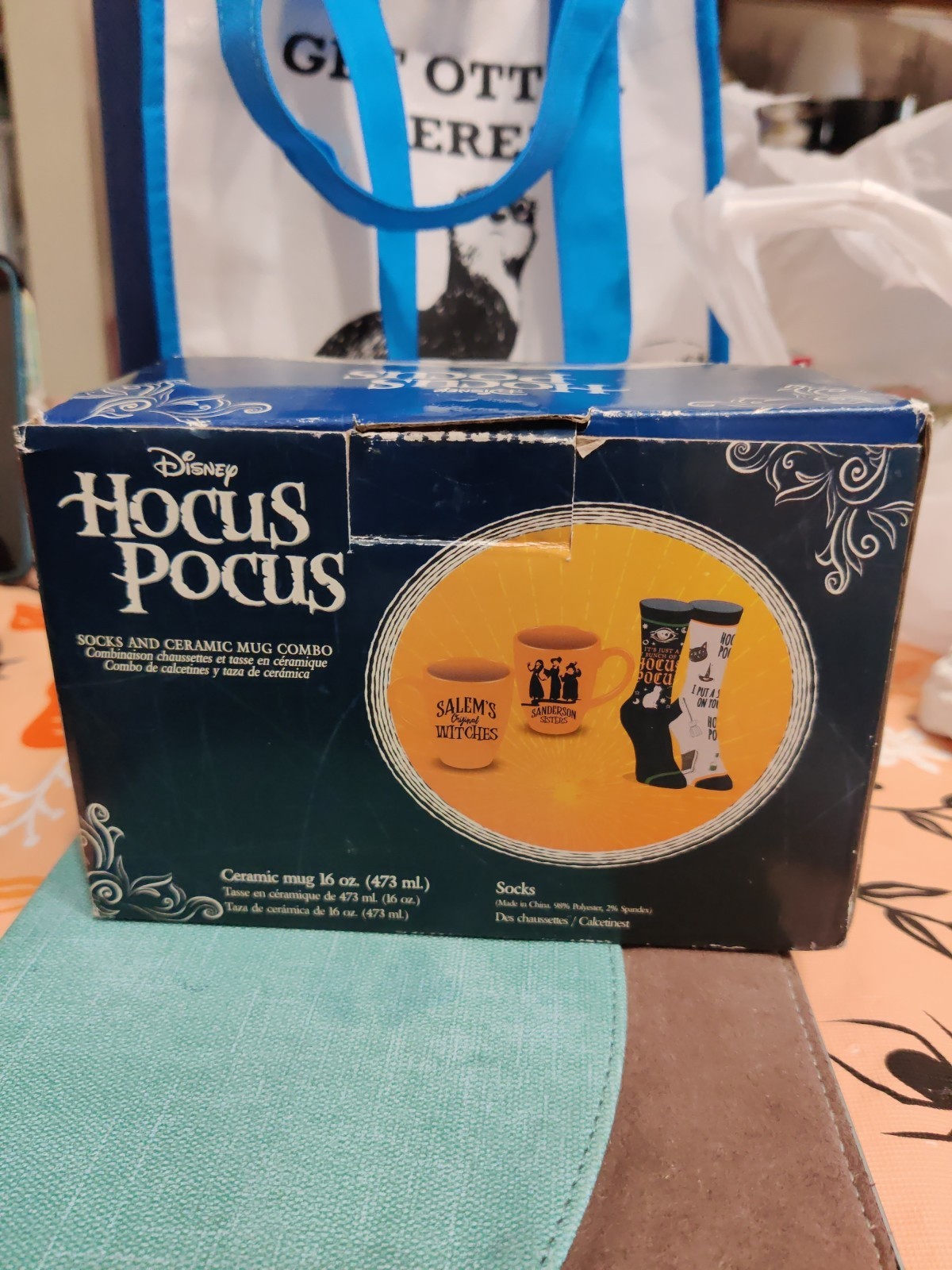 Hocus Pocus Socks And Ceramic Mug Combo