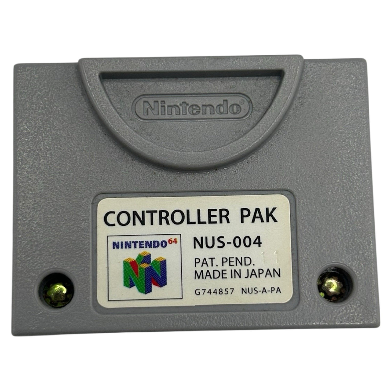 Nintendo 64 N64 Memory Controller Pak OEM Authentic Complete CIB w Box Tested