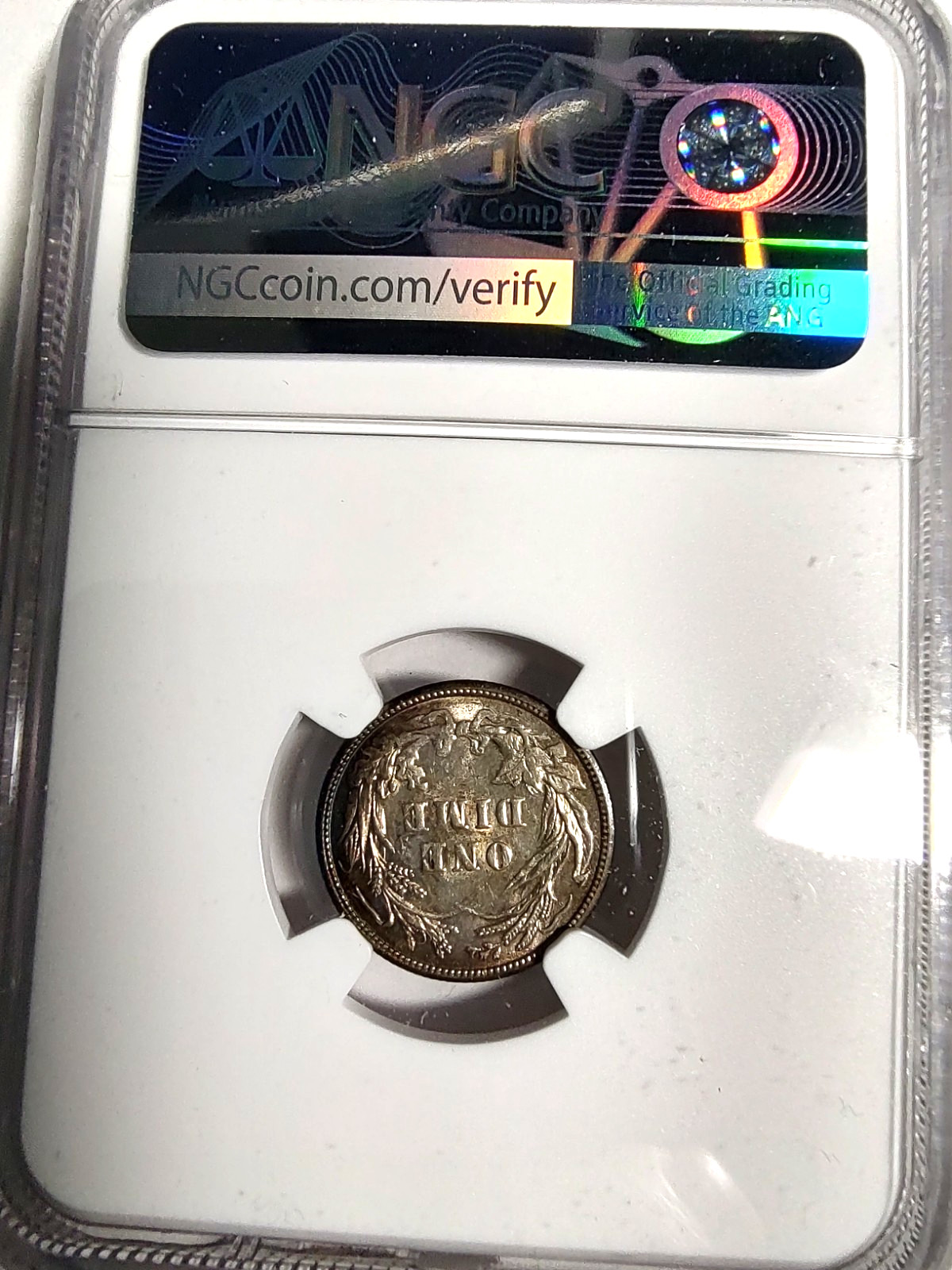 1905 Barber Silver Dime 90% 10C NGC AU 58