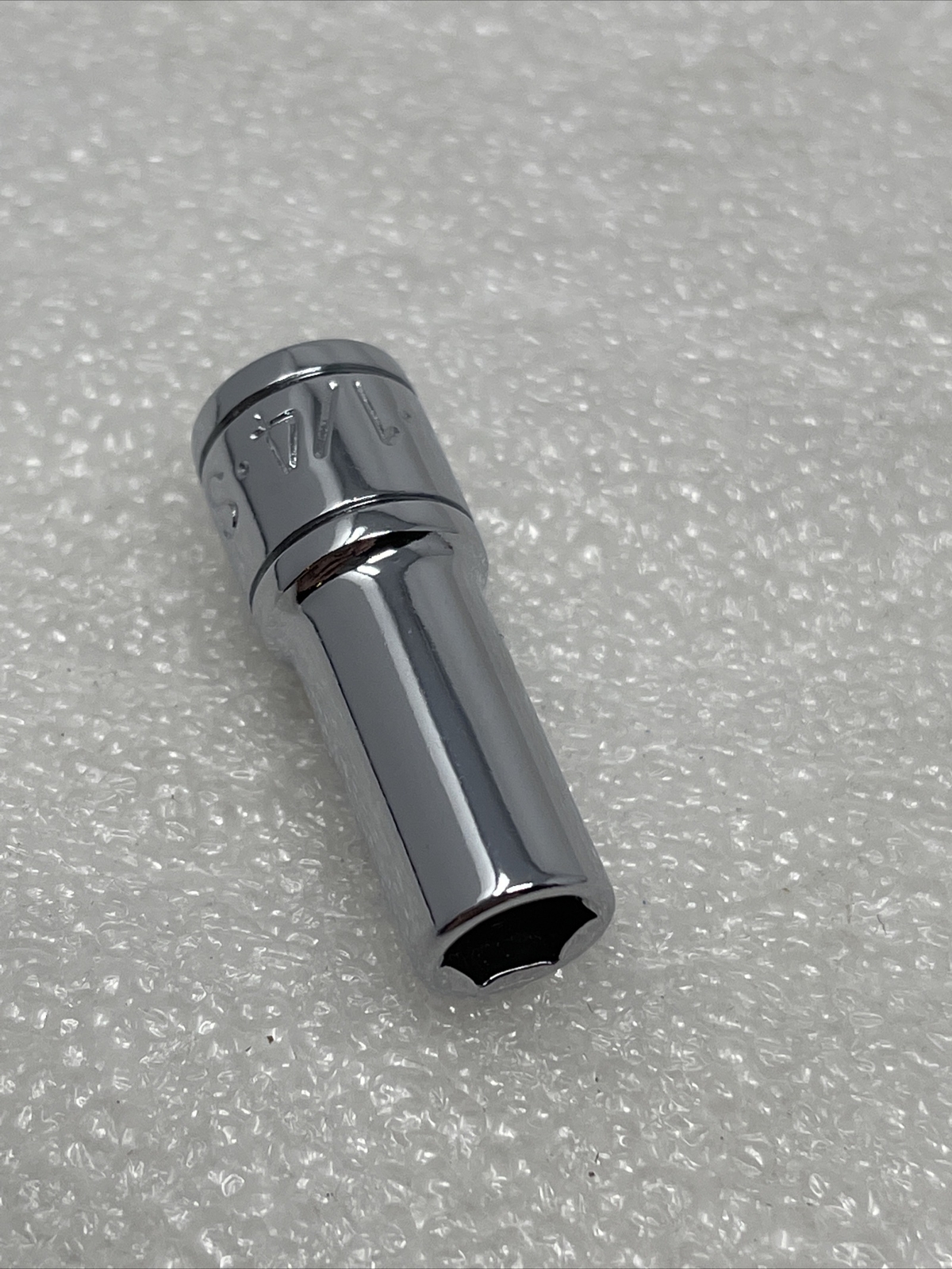 1/4” SK Tools 1/4" Drive, 6 Point, Semi-Deep SAE Chrome Socket, USA, 41868