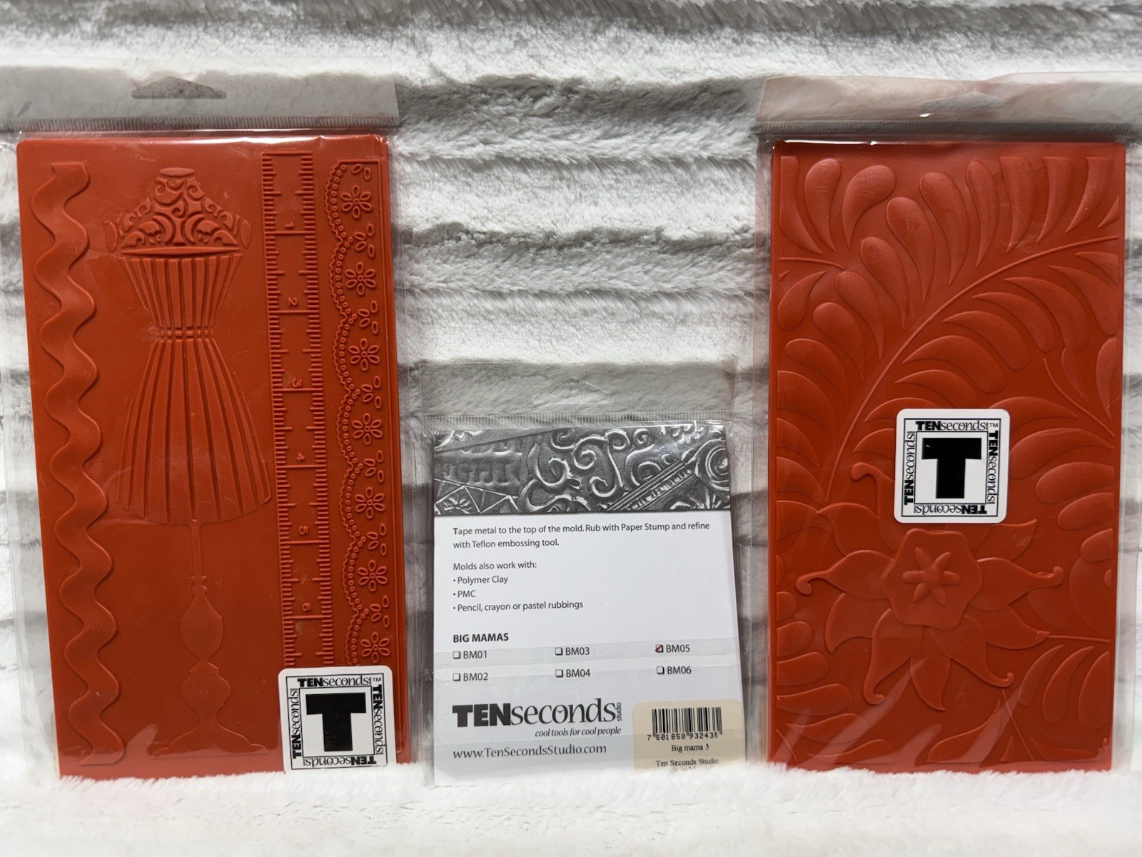 TEN SECONDS STUDIO - Kabuka 14 -  Kia DOUBLE SIDED MOLD - - EMBOSSING