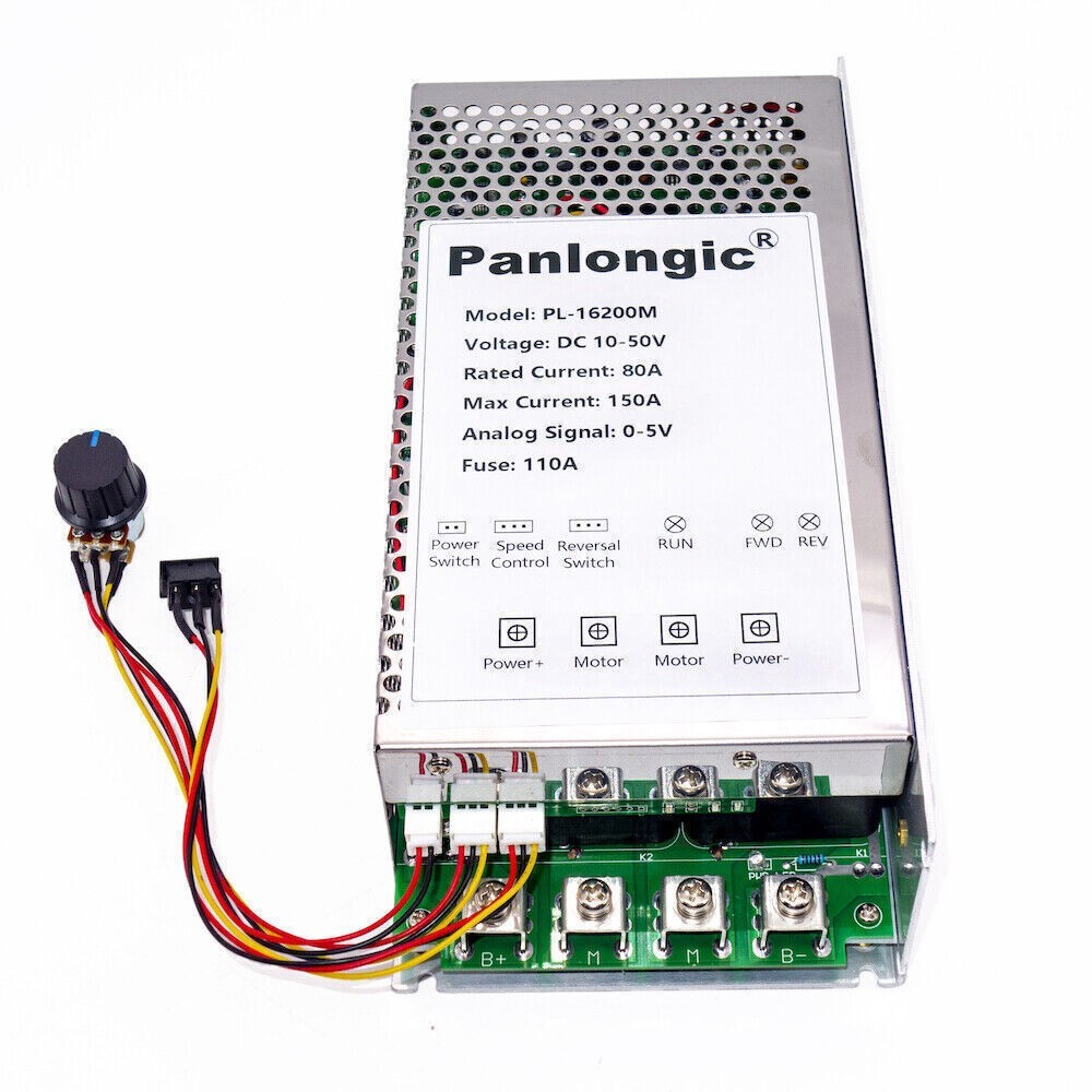 10V - 50V 150A Reversible DC Motor Speed Controller PWM Control Soft Start 7500W