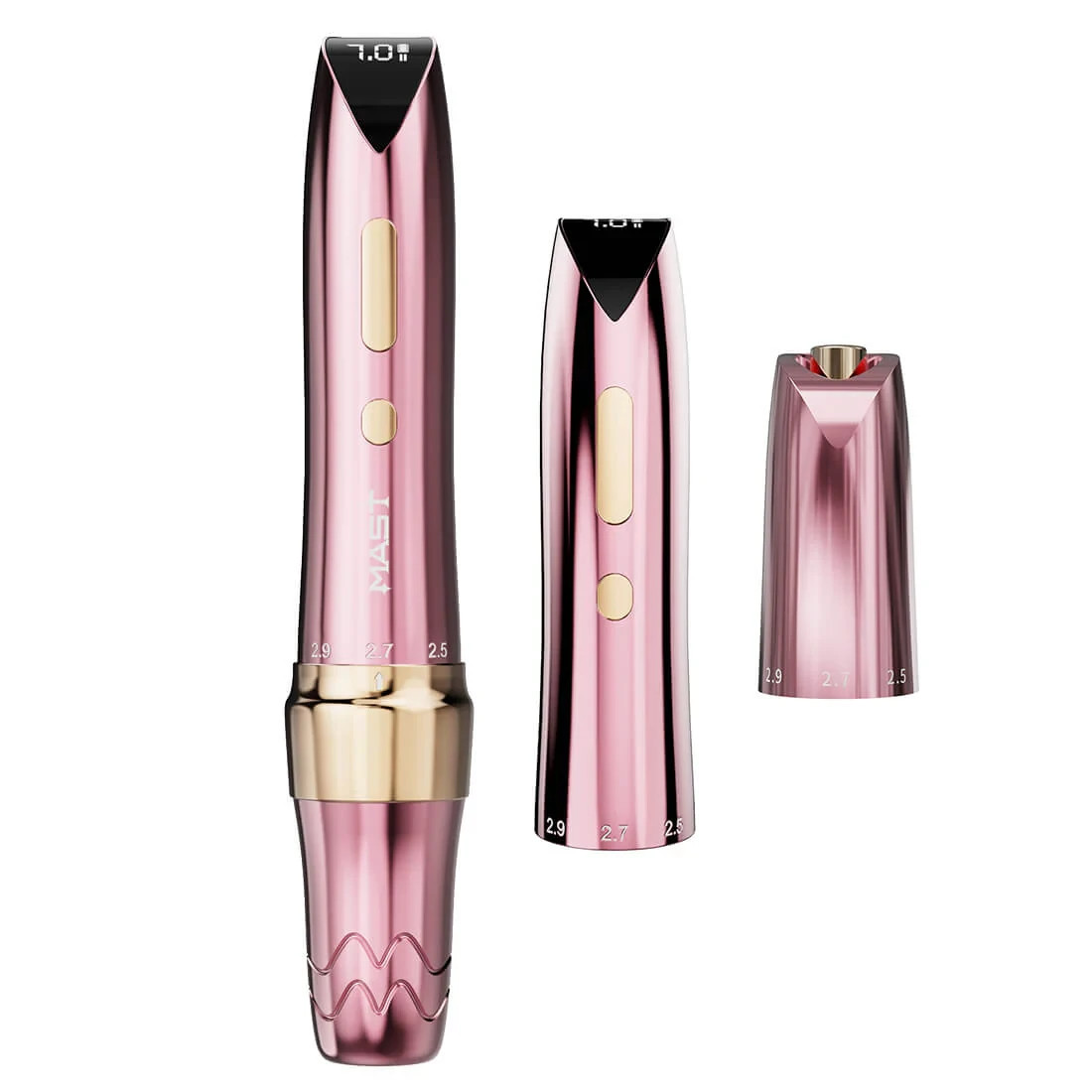 Mast P60 Wireless Tattoo Pen Machine w/ 2 Batteries PINK WQP-053-15 New & Sealed
