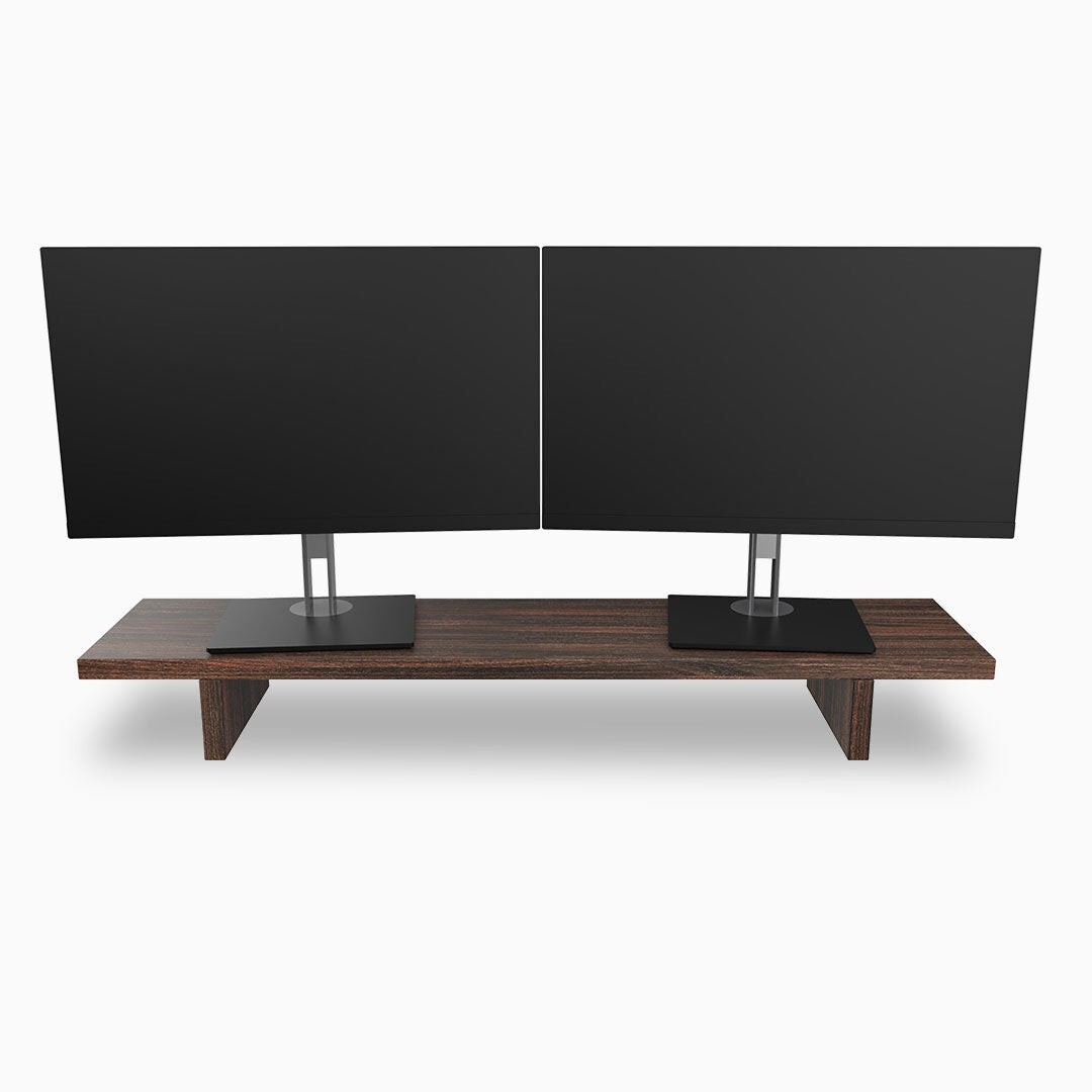 Wooden Multipurpose Stand Riser - Monitor Stand - Dual Monitor - Laminate