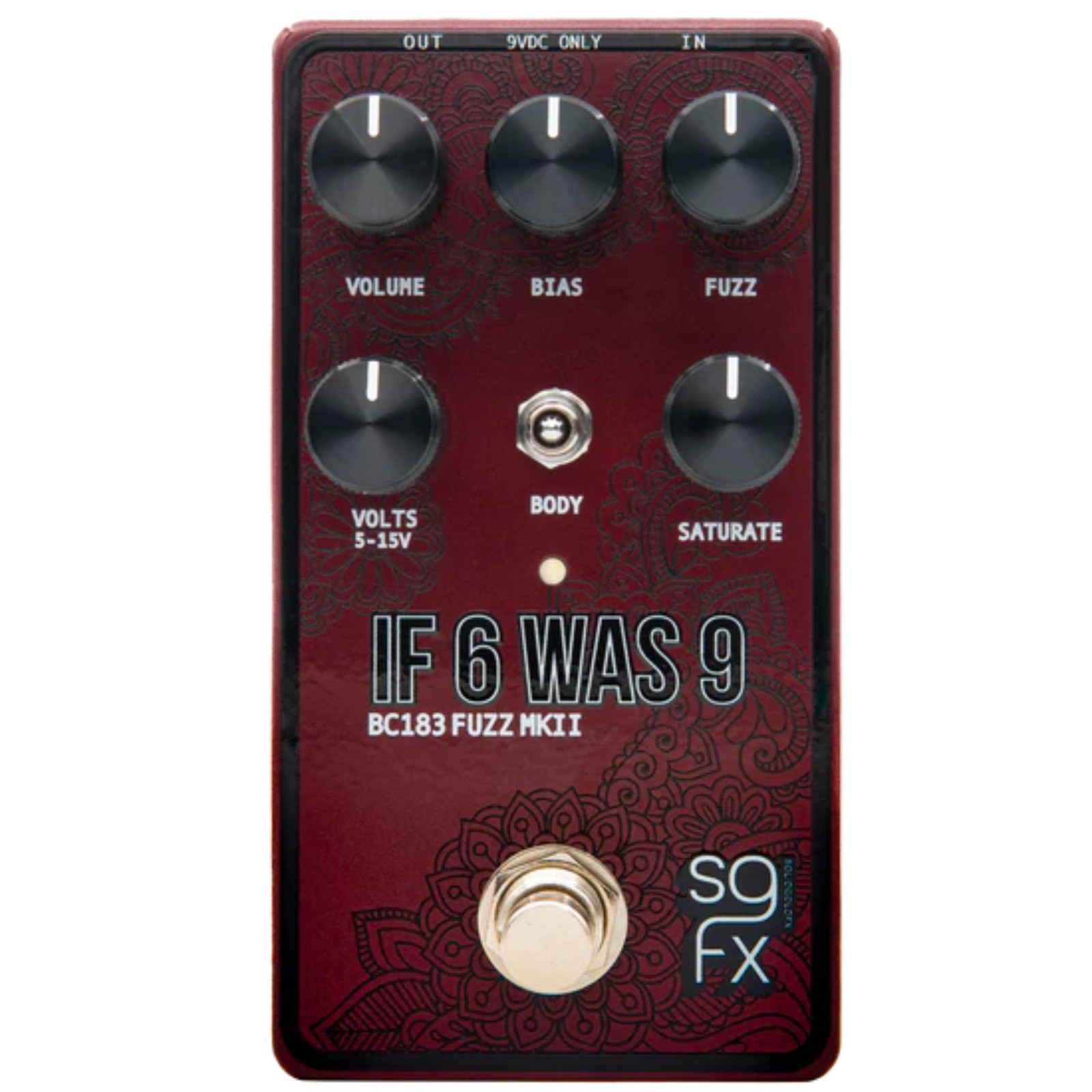 SolidGoldFX If 6 Was 9 MKII Fuzz Effects Pedal