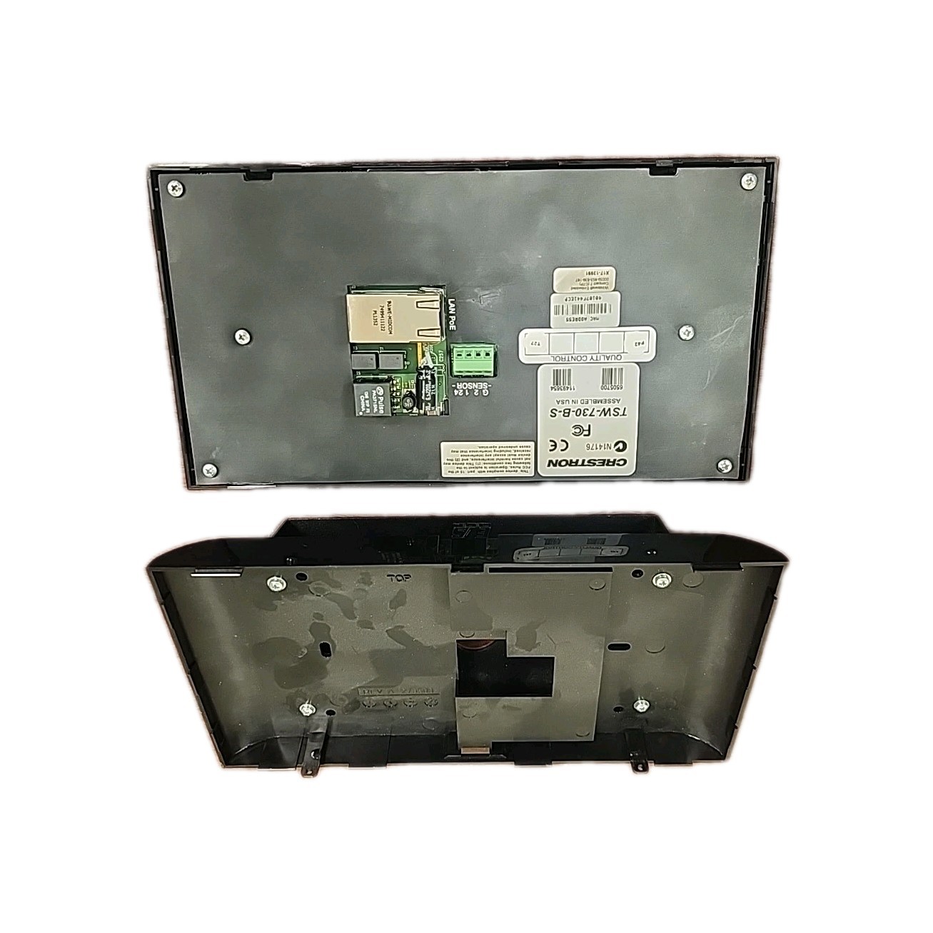 Crestron TSW-730-BS Black 7” Touch Screen Room Scheduling
