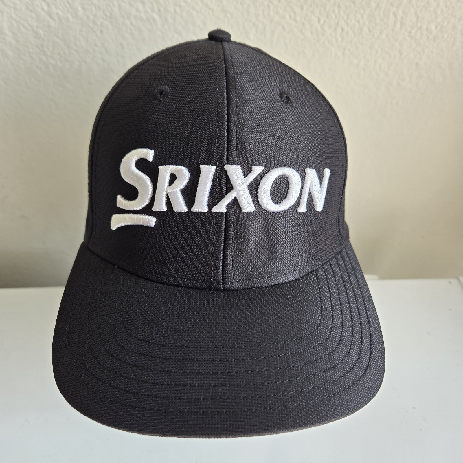 Srixon Cleveland Golf Dunlop Original Tour Snapback Black Golf Hat Cap EUC