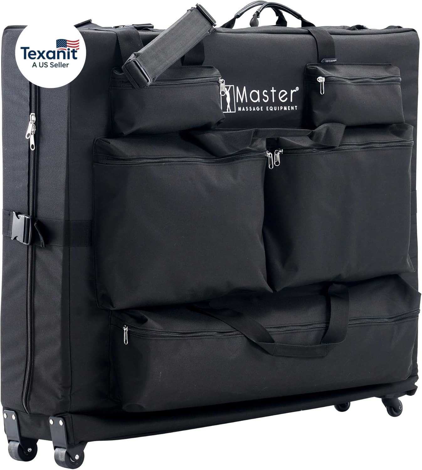 Master Massage Universal Size Wheeled Massage Table Carry Case with Wheels - Car