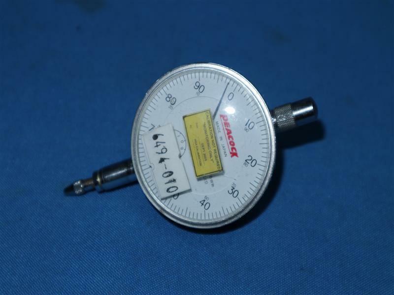 Peacock NO.107 0.01x10mm Dial Gauge w/ missing part