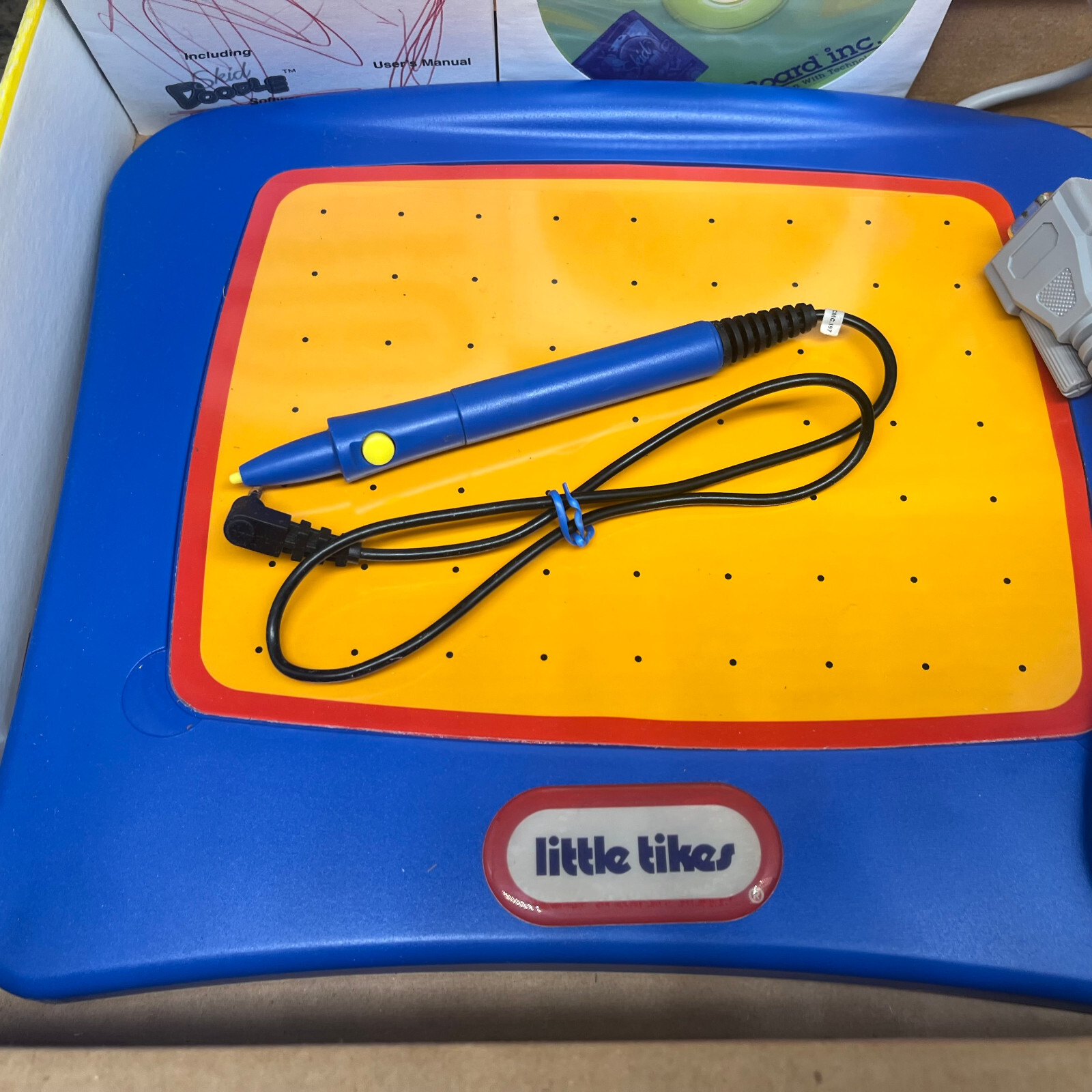 Little Tikes SkidDoodle Computer Drawing Tablet For Kids 1722 Complete WORKS