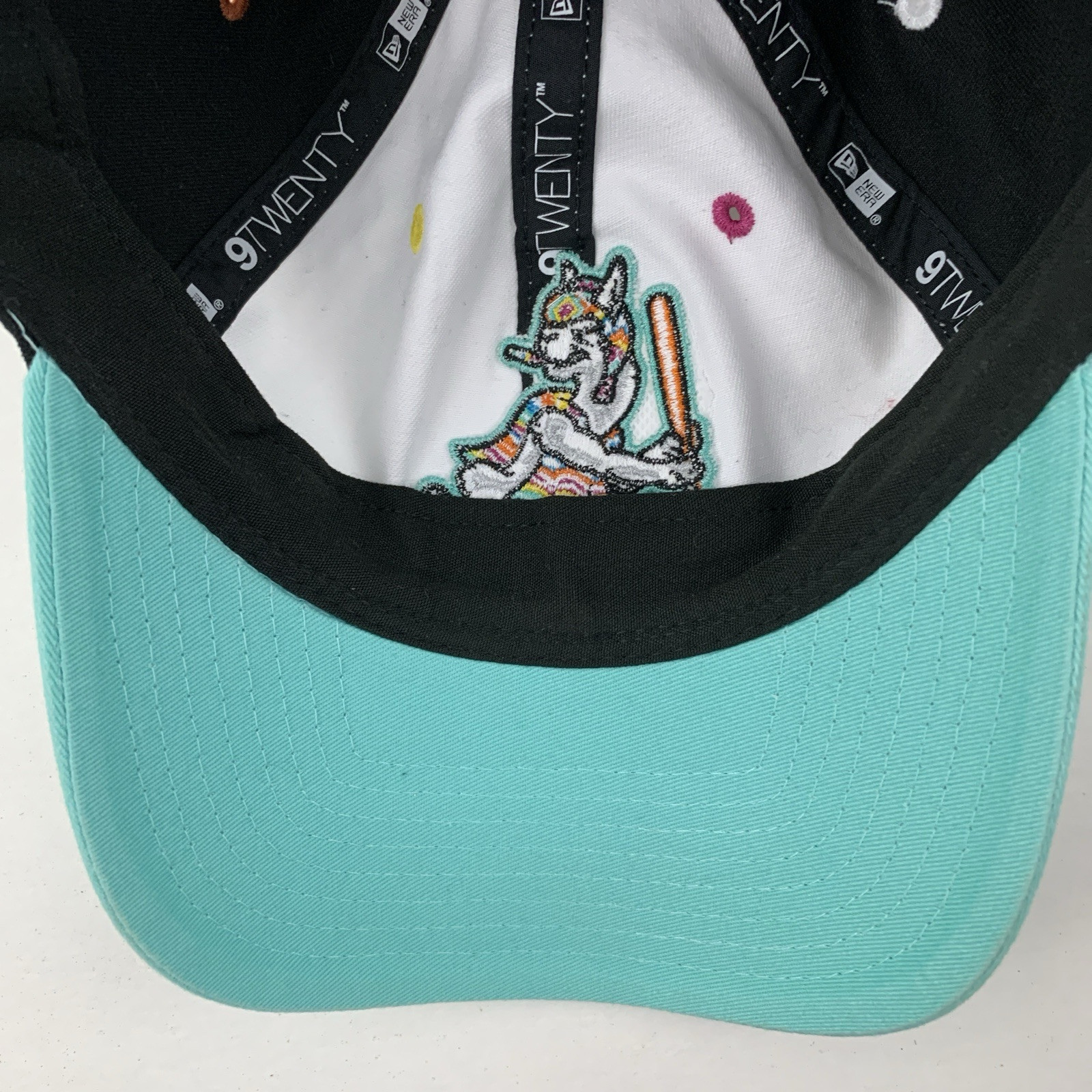 Hickory Crawdads Llamas Hat New Era Logo Minor League Baseball Strap Back Cap