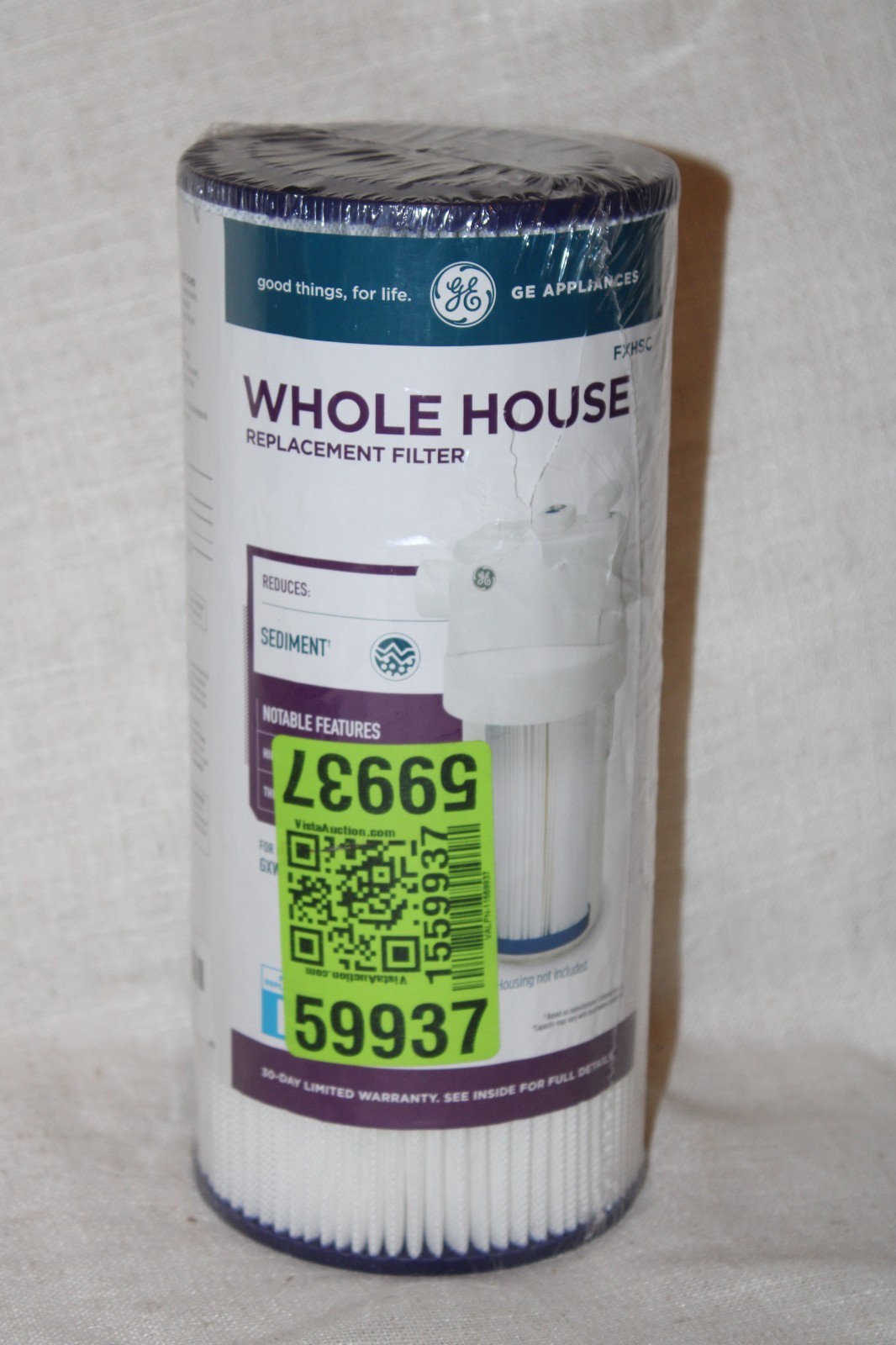 GE Whole House Replacement Filter FXHSC for GXWH40L GXWH35F GNWH38S NEW SEALED