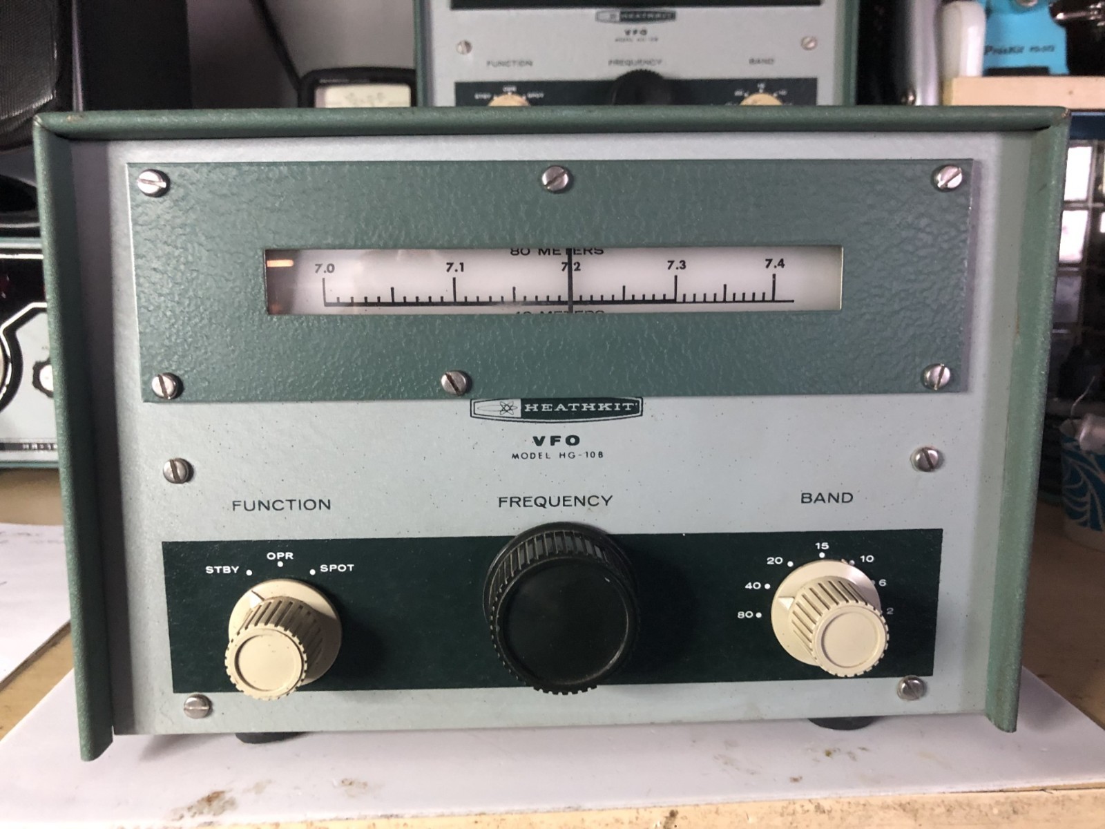 Heathkit HG-10 VFO Variable Frequency Oscillator Ham Radio 2-80 Meter