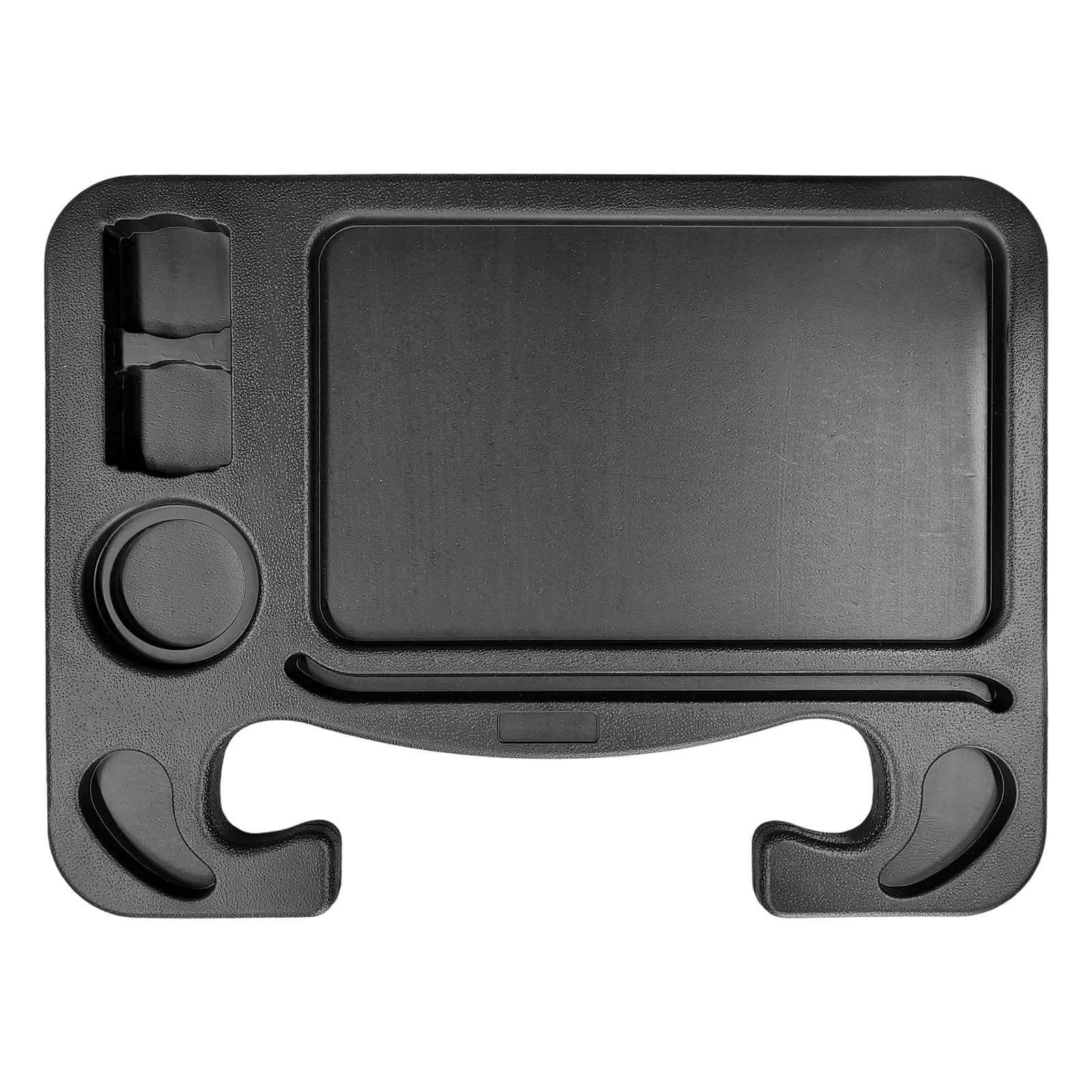4 in 1 Car Steering Wheel Tray, Multipurpose Steering Wheel Desk with Cup & D...