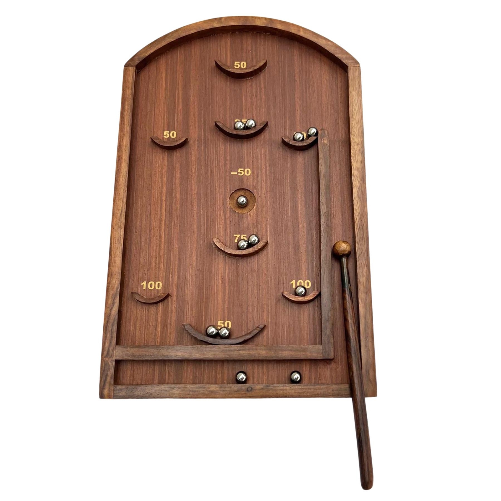 Classic Vintage Tabletop Trifle Game: Shuffleboard, Pinball & Bagatelle
