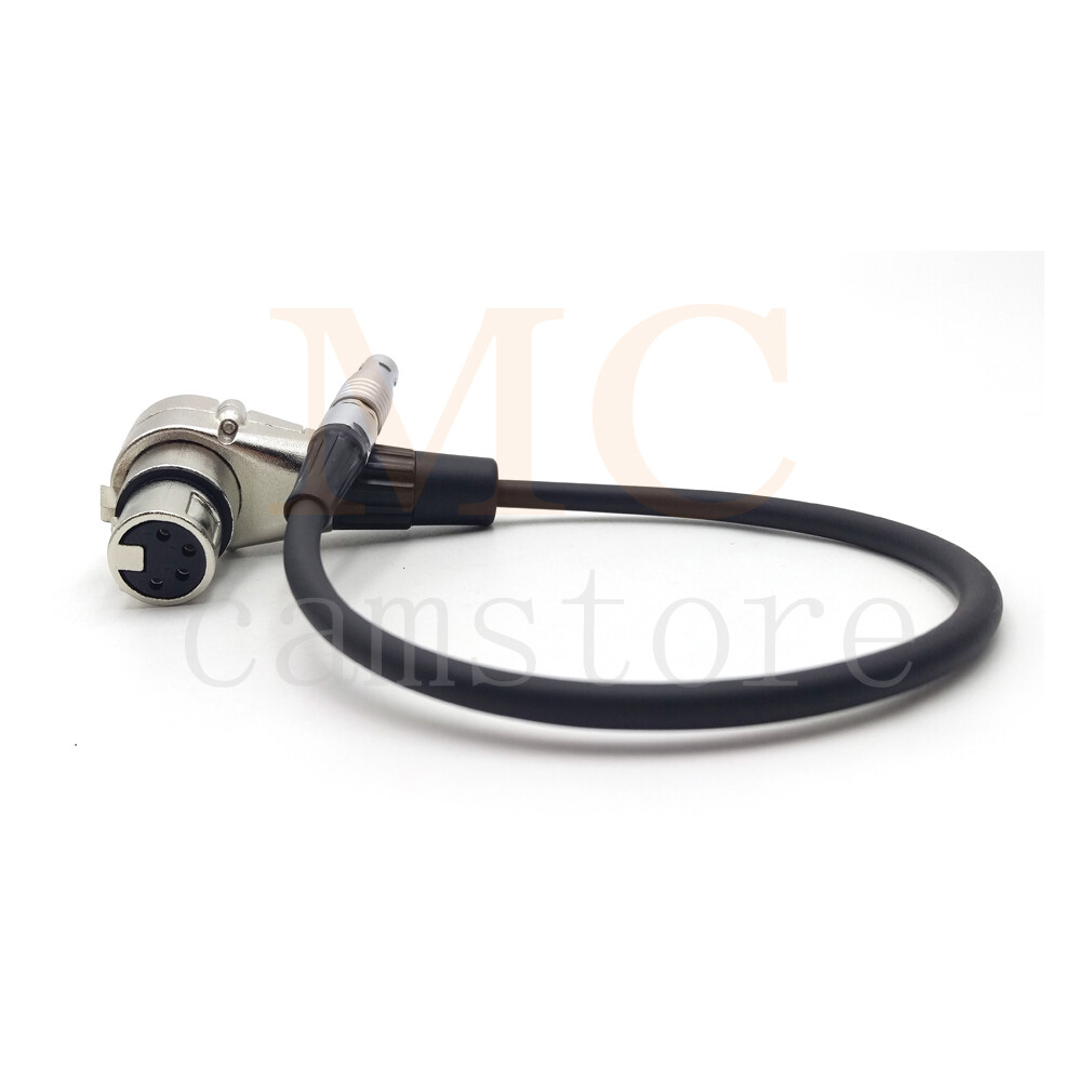 0B 2pin to XLR 4Pin Female for ARRI Camera to Panasonic Monitor Power Cord 12 in