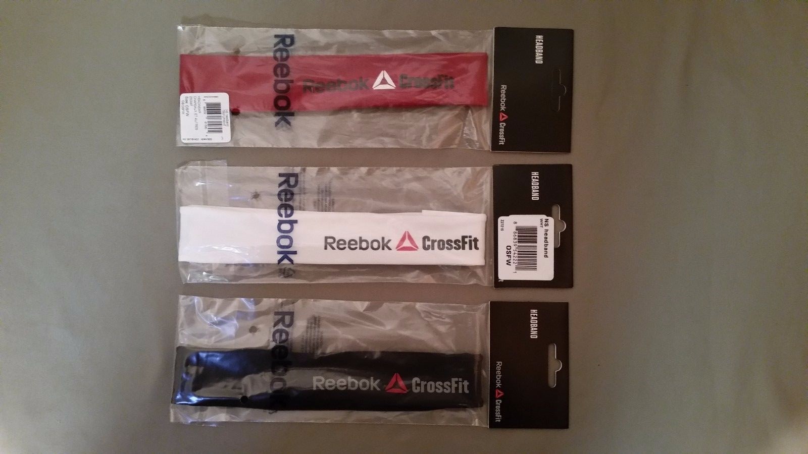 New Reebok sports athletic CrossFit Headband~3 Colors To Choose From