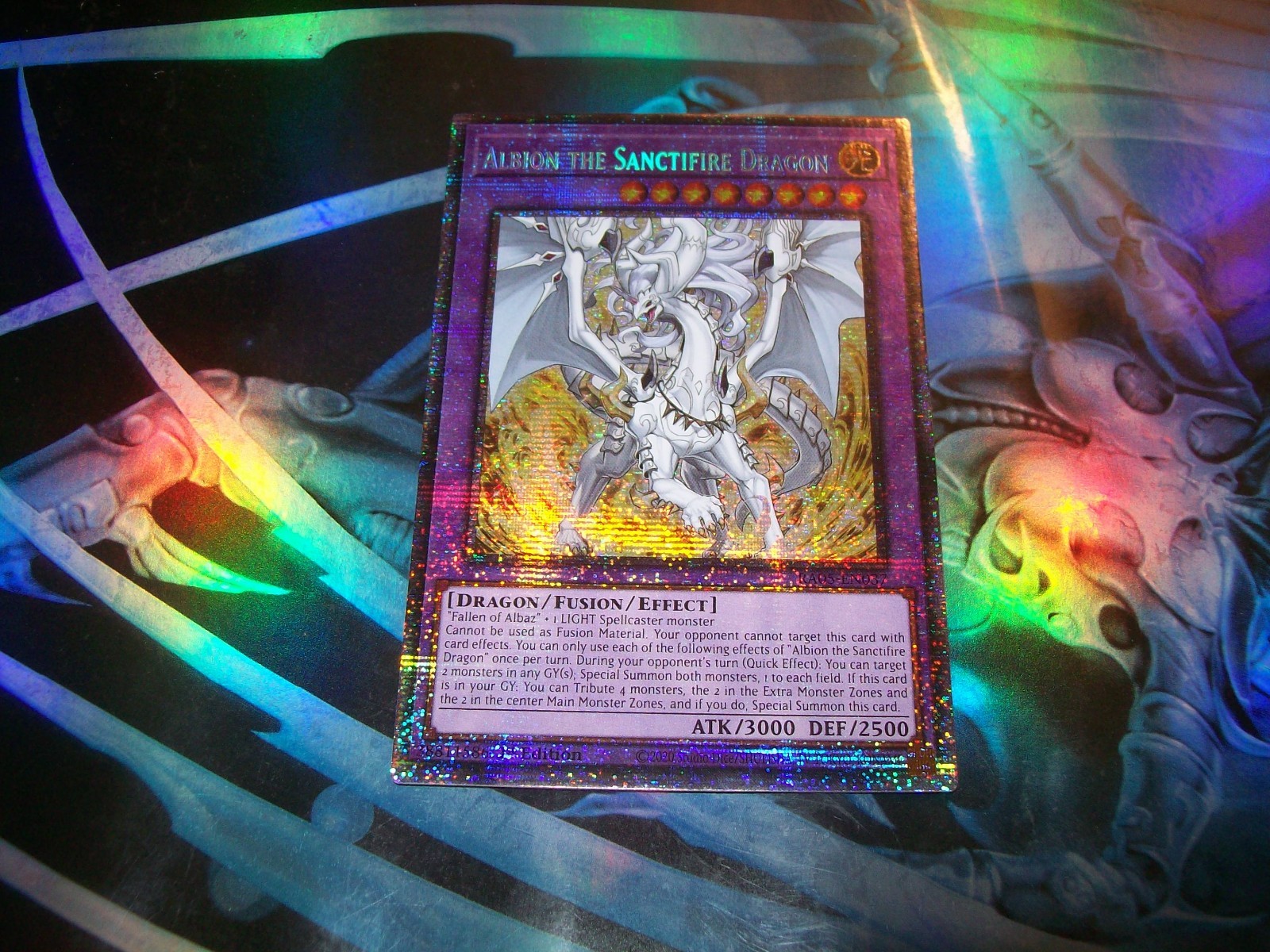 Albion the Sanctifire Dragon 1st Edition Starlight Rare RA05-EN037 Yu-Gi-Oh!