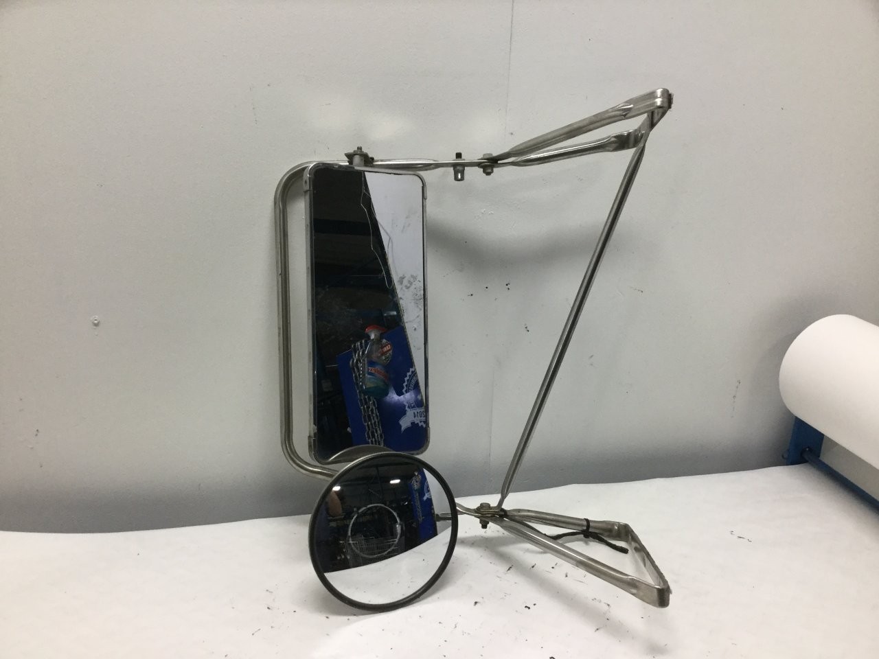 1989-2003 Mack CH600 STAINLESS Left/Driver Door Mirror - Used