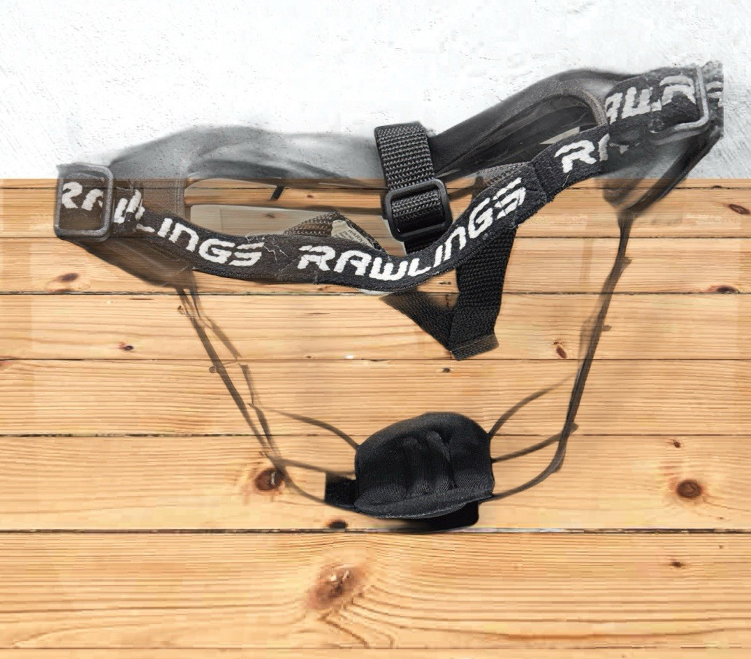 Rawlings HI-VIZ Softball Fielder's Mask, Black, Youth or Adult Size-Preowned