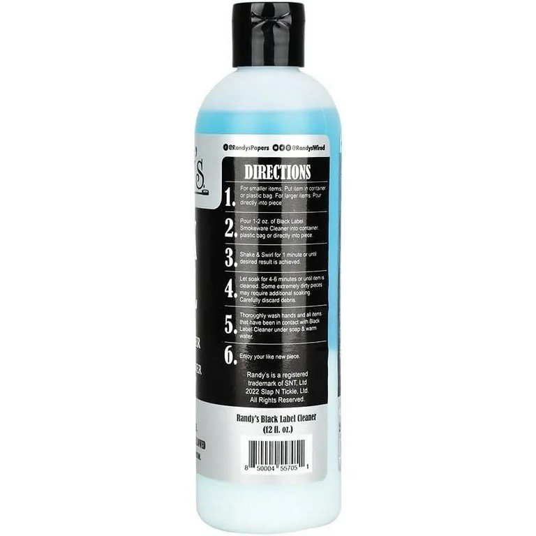Randy's Black Label Cleaner 12oz 5-Pack | Multi-Surface Ceramic Glass Metal