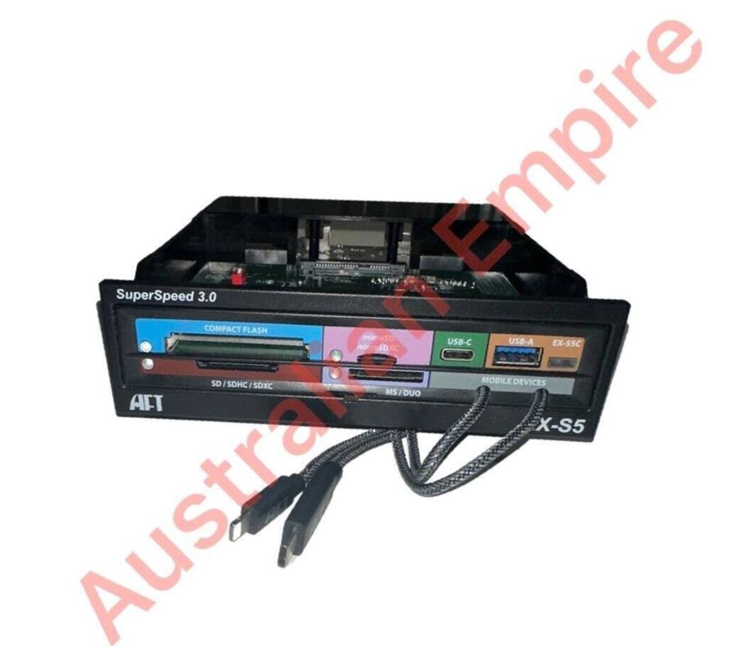 AFT EX-S5 Professional Photo Kiosk Reader USB 3.0 BLACK Industrial Lab 5.25"