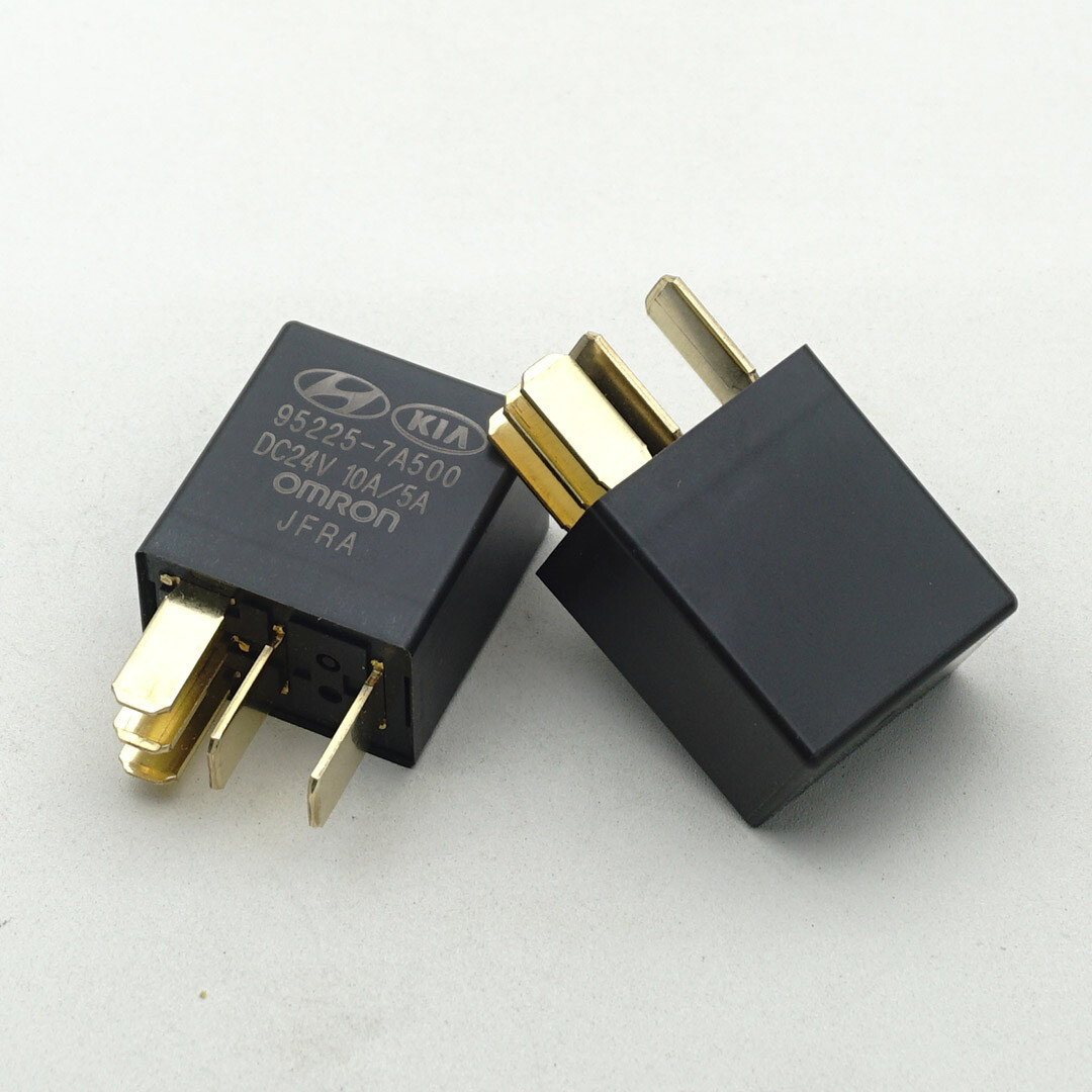 95225-7A500 DC24V Automotive Relay For Kia Hyundai 10A/5A 5 Pins x 2PCS NEW
