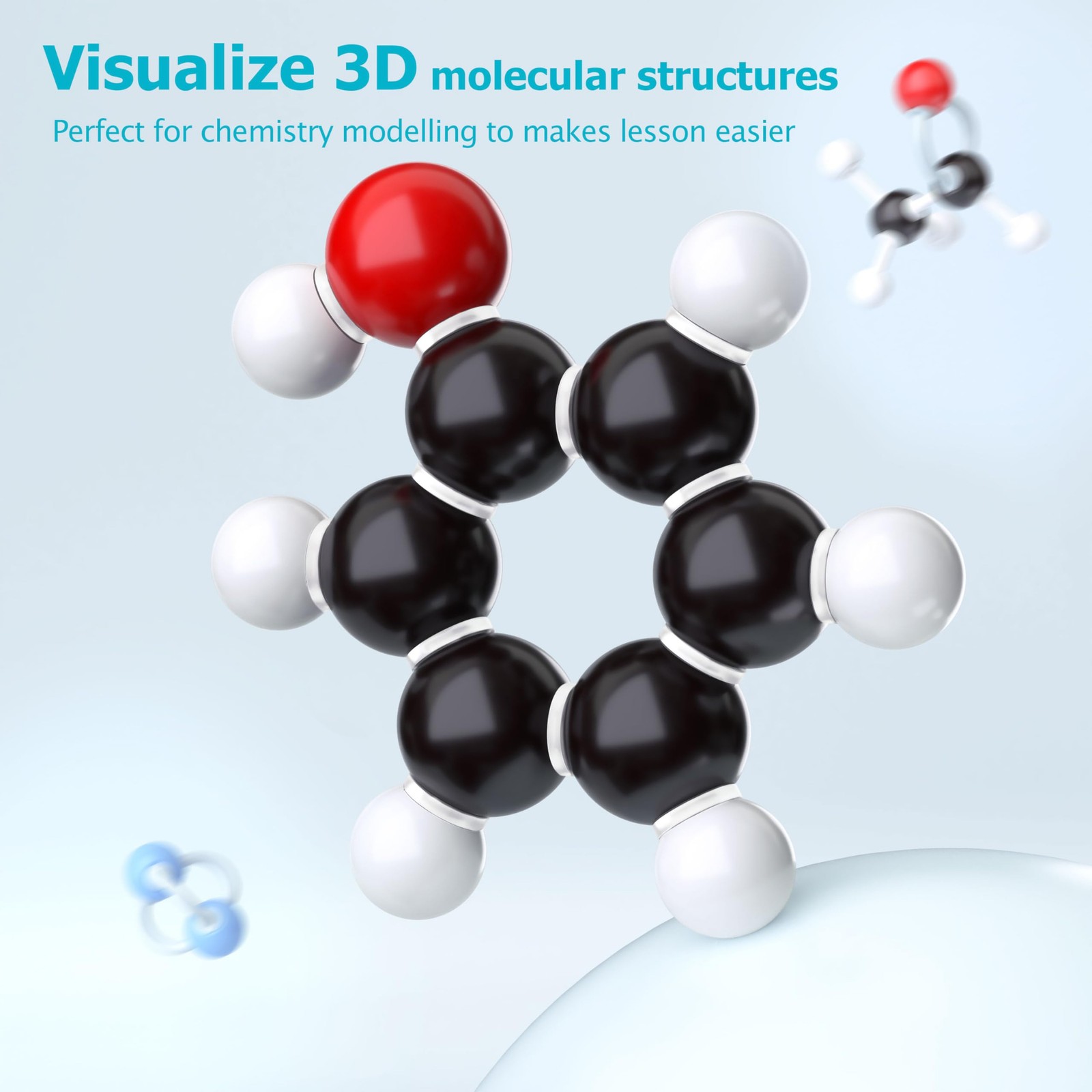 Molecular Model Kit, 240 Pcs Organic Molecular Chemistry Set, Atom Element Model