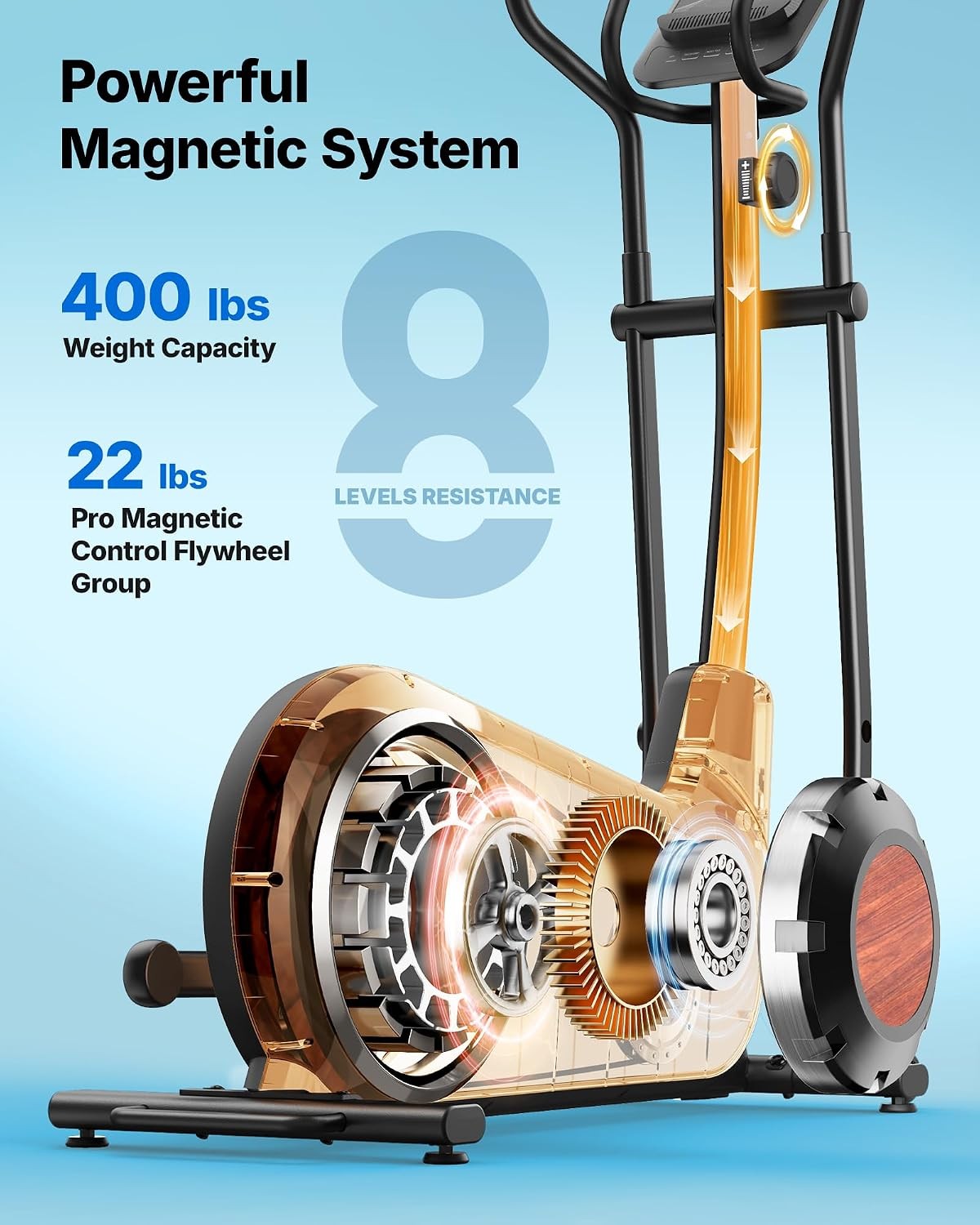 Elliptical Machine Elliptical Exercise Machine for Home with Hyper-Quiet