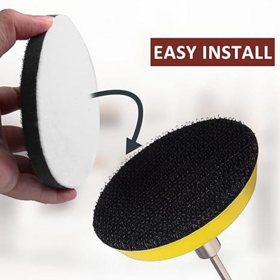 5 Pack 2 Inch Hook and Loop Soft Sponge Cushion Buffer Pad, Foam Sponge Buffer B