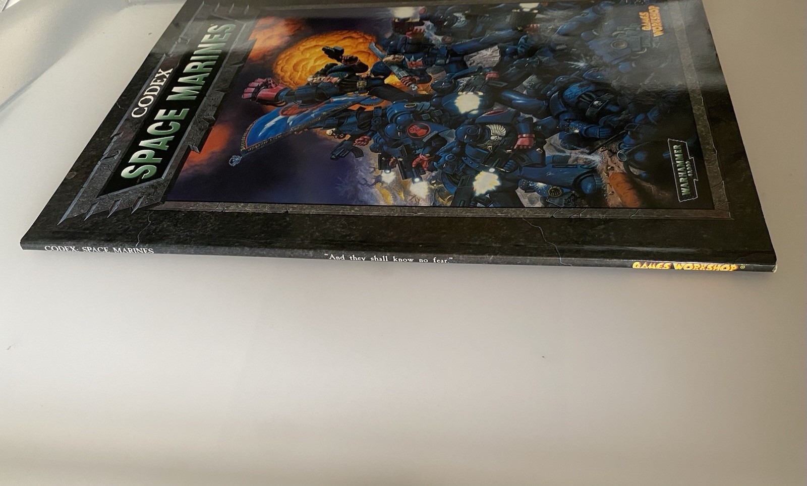 40k 3rd Ed Space Marines Codex, OOP Softcover Book, V.Good Condition