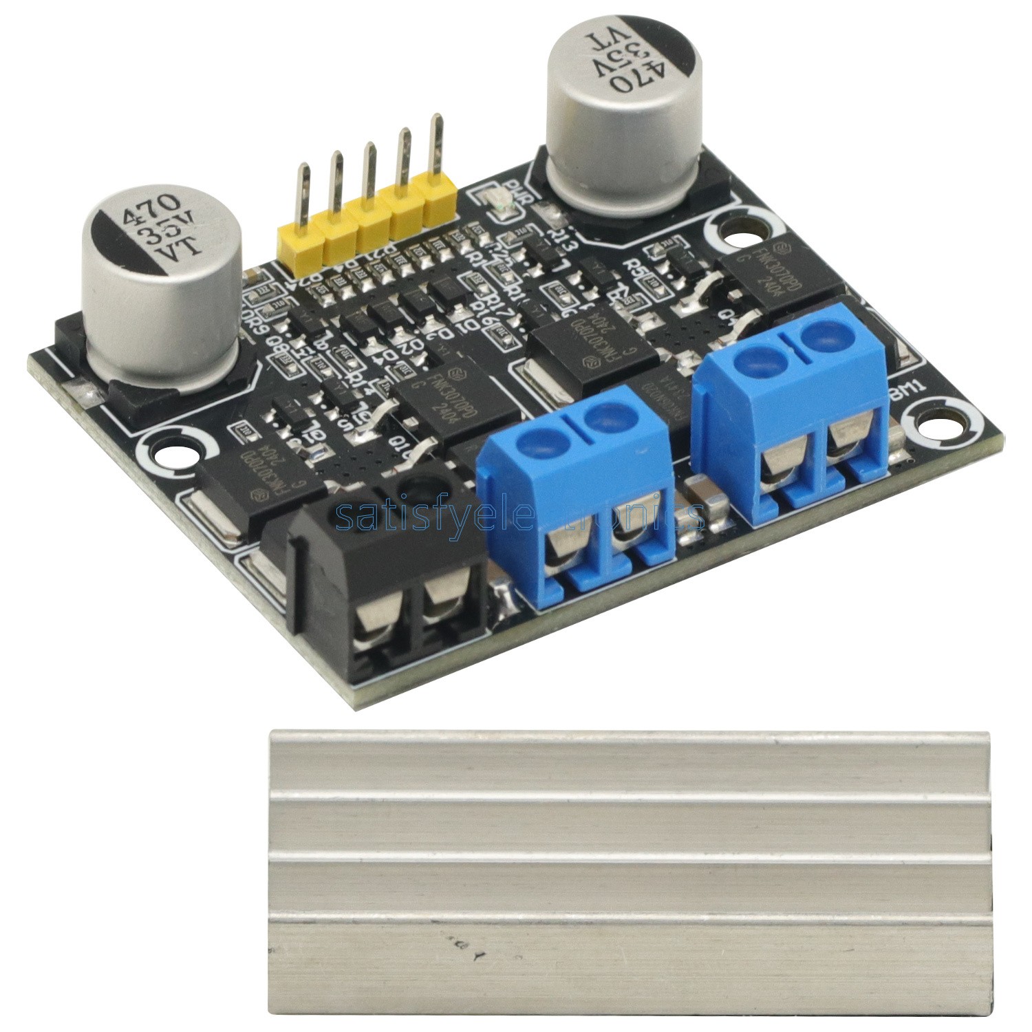 DC 3-18V 10A Dual H-bridge Motor Driver DC Forward &Reverse PWM Speed Controller
