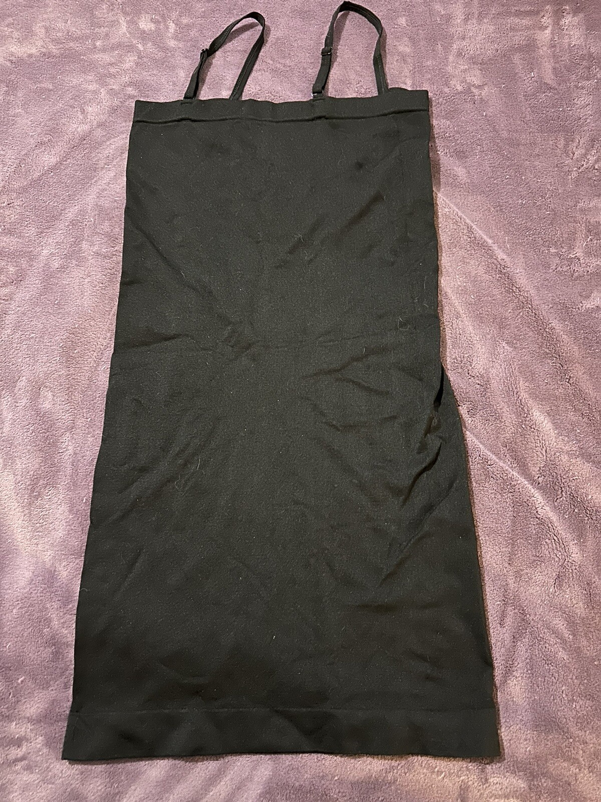 Short Slip Dreamwear Love Your Curves Women’s Black Sz M. Look At Measurements.