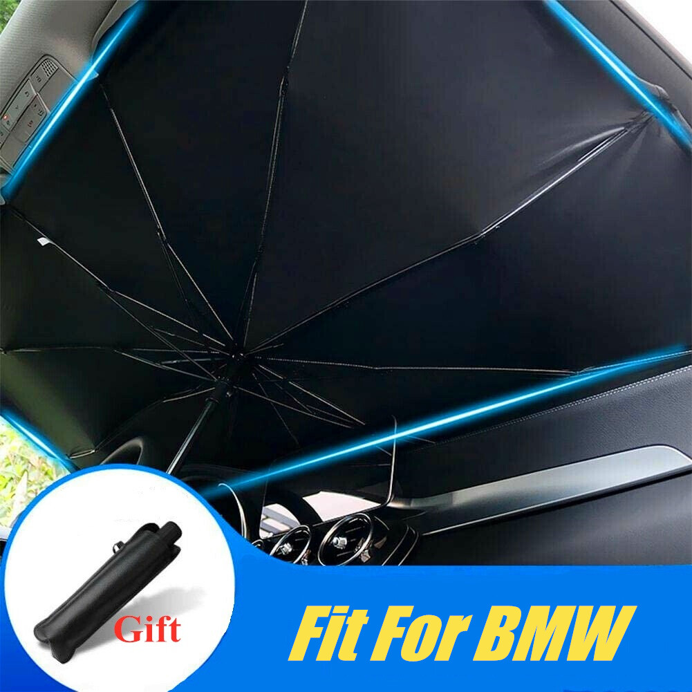 For BMW Car Large Windshield Sun Shade Umbrella Foldable UV Block Shield Cover