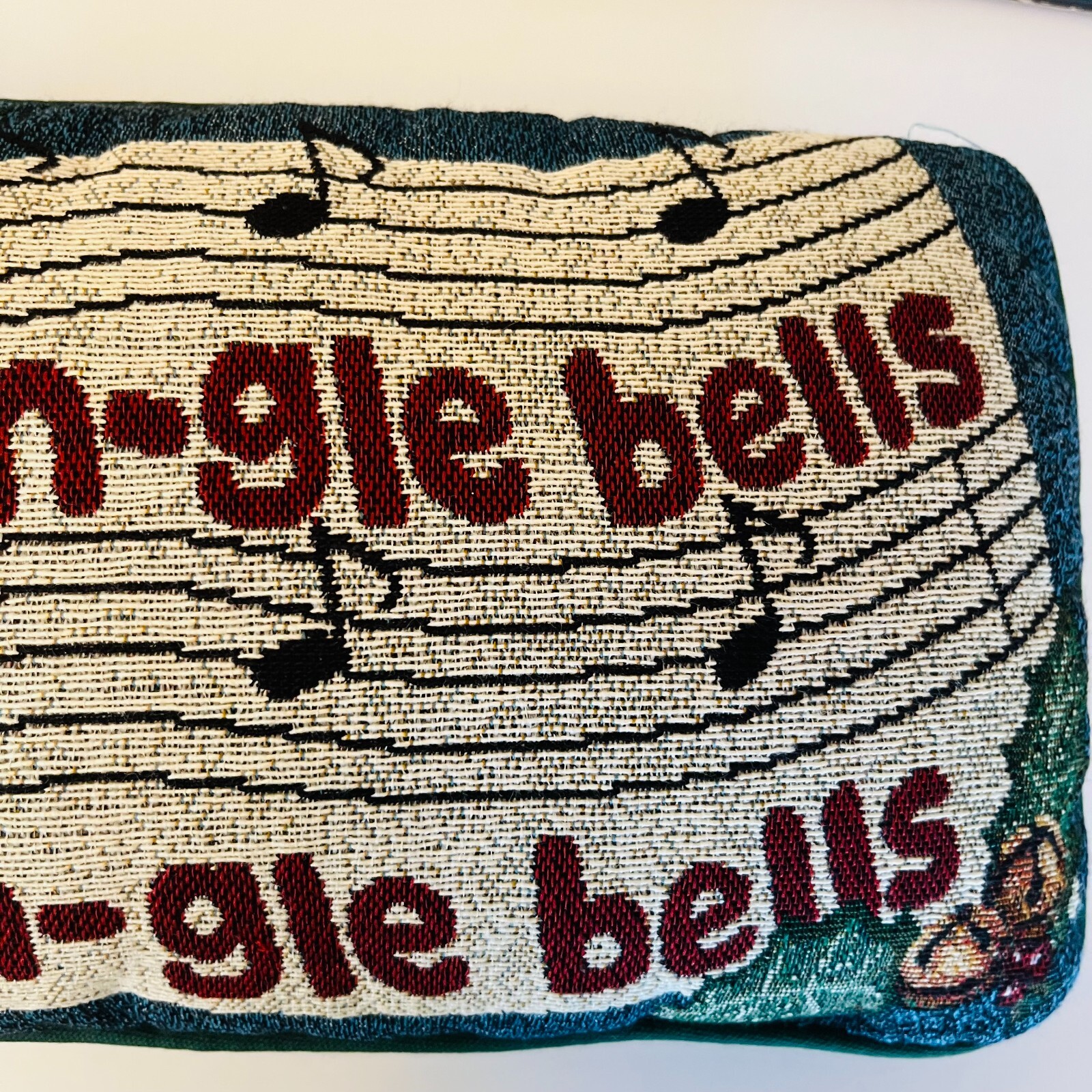 Jin-gle Bells Holiday Decoration Accent Pillow