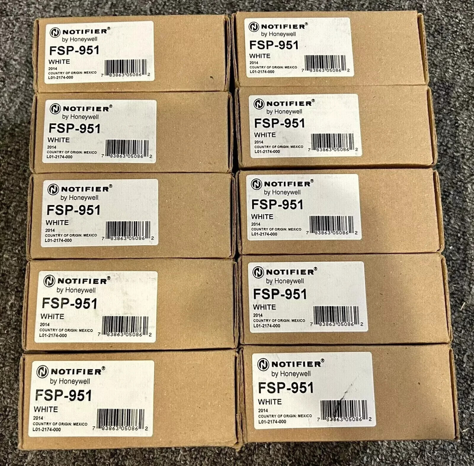 10Pc lot -NOTIFIER FSP-951 Smoke Detector WITH Bases SHIP With free ship