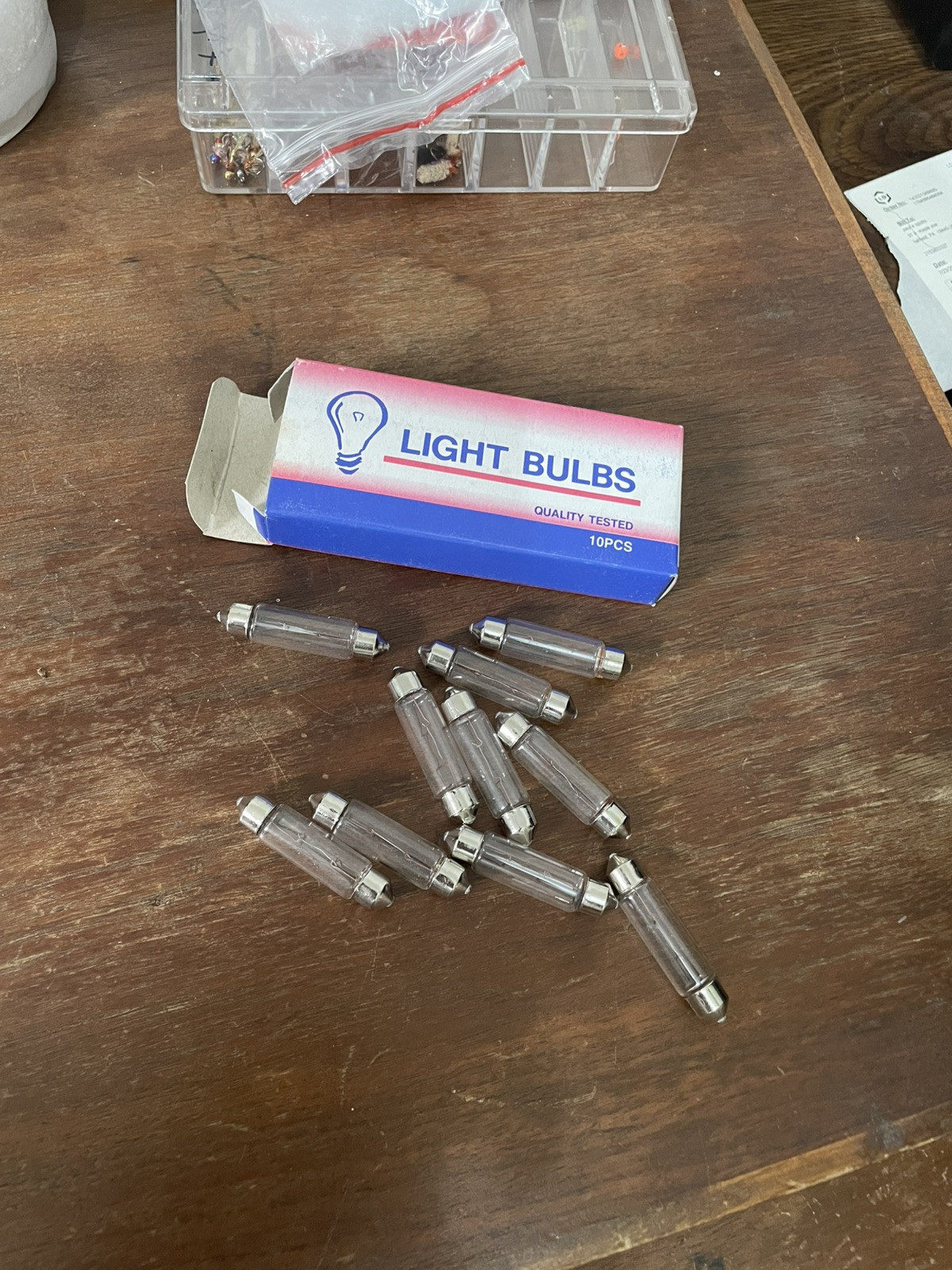GM dome light BULB #211-2  and #211-2X   1  BOX OF 10 FREE SHIPPING