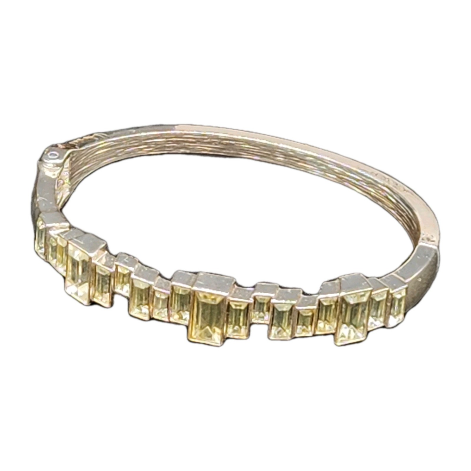 Cascading Baguettes cuff bracelet emerald cut by Avon 2015